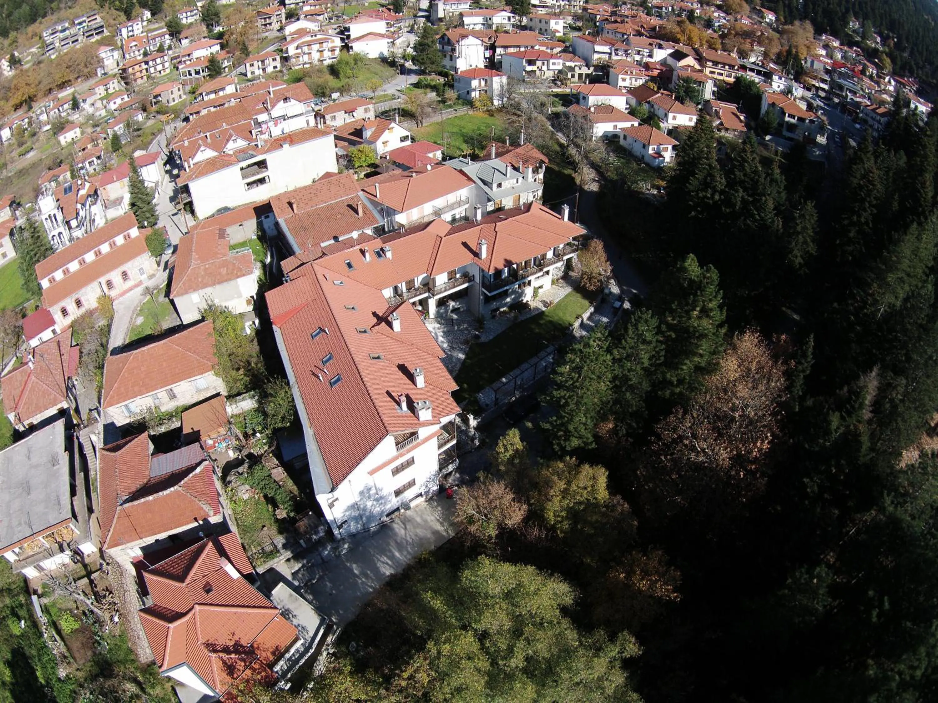 Bird's eye view in Hotel Giamandes