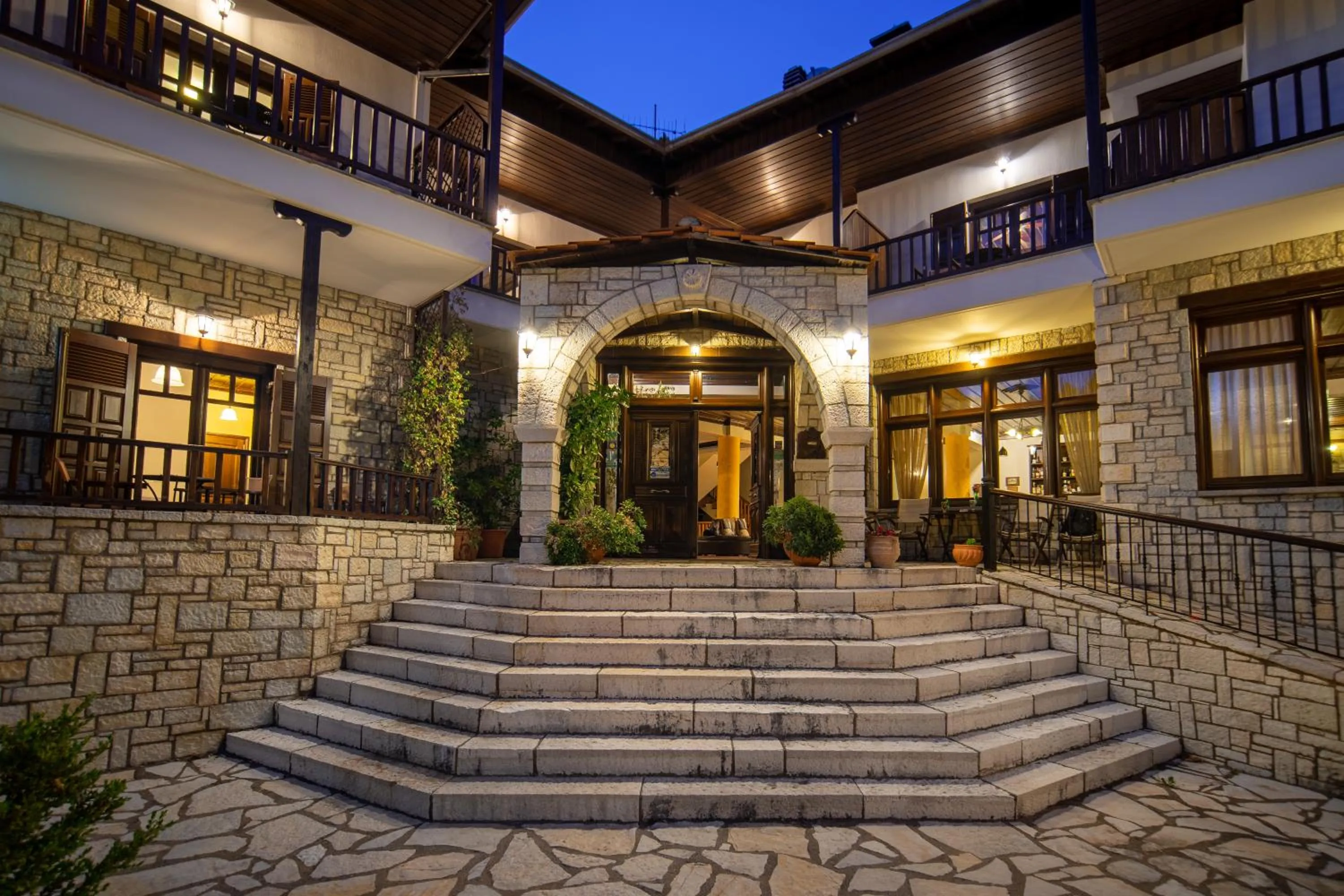 Property building in Hotel Giamandes