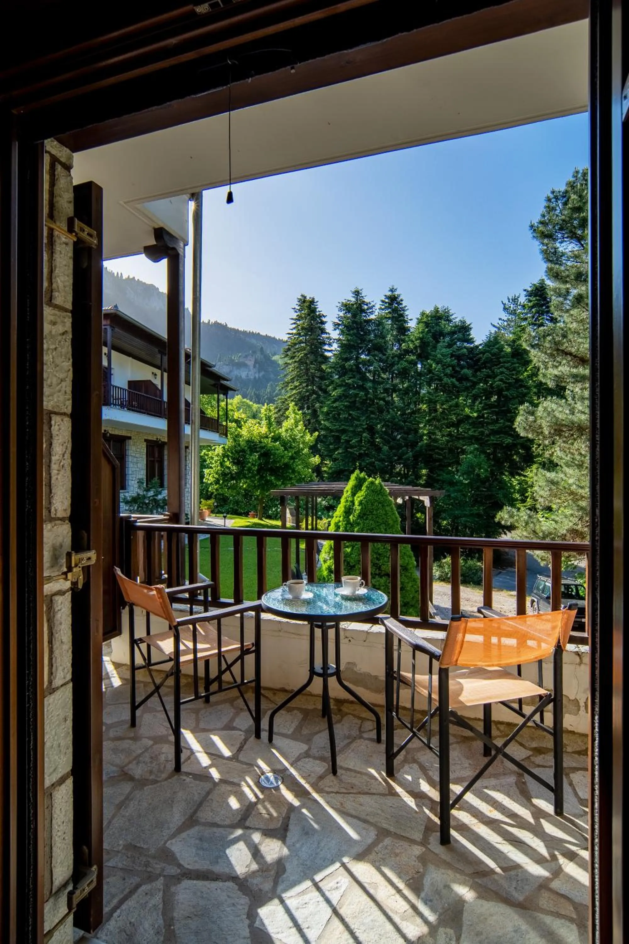 Patio in Hotel Giamandes