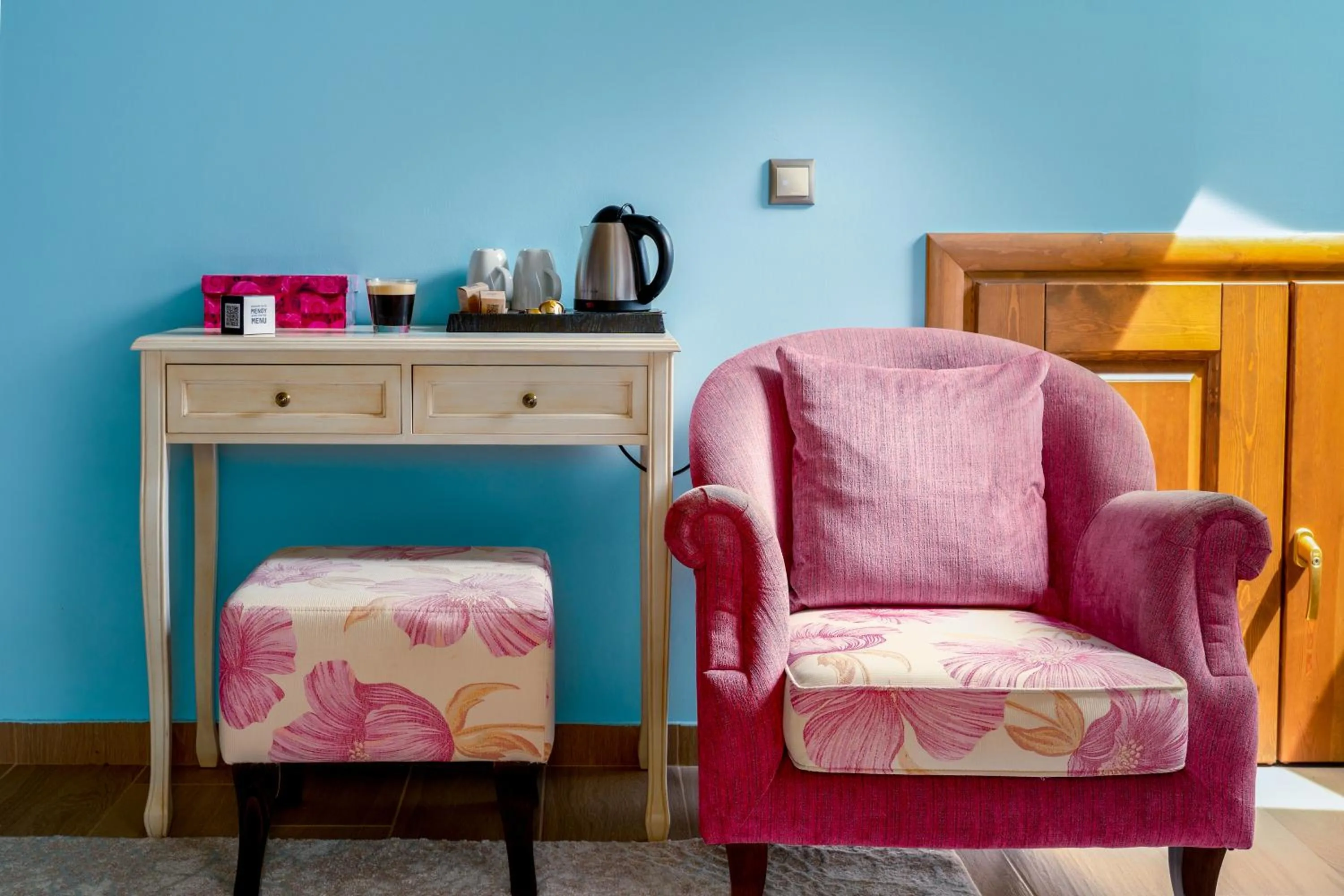 Coffee/tea facilities in Hotel Giamandes