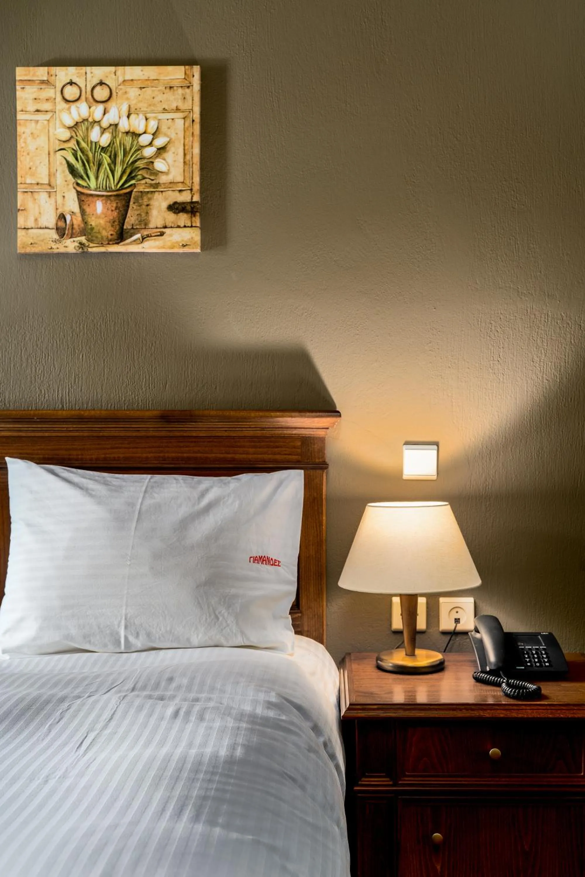 Bedroom, Bed in Hotel Giamandes