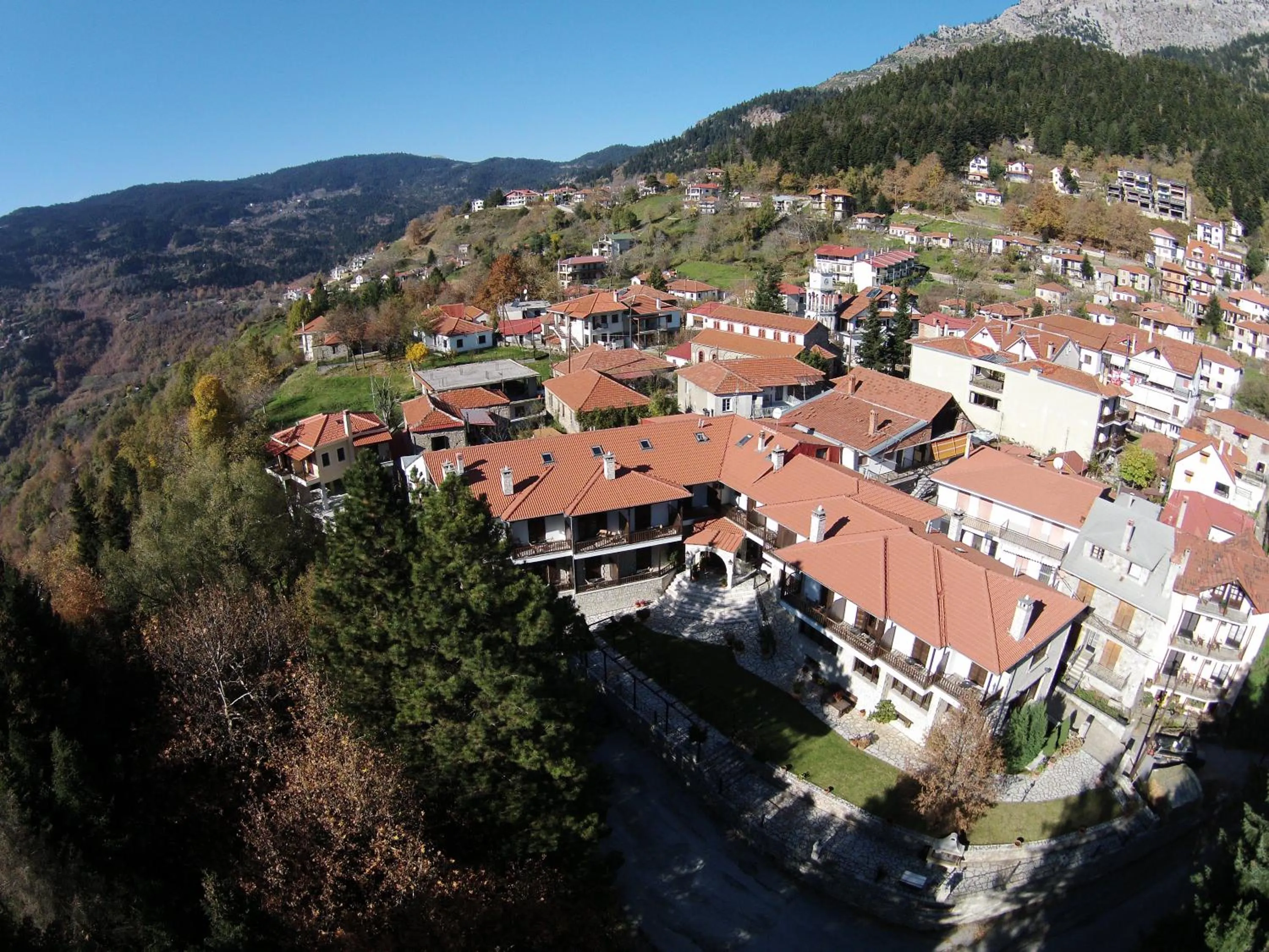 Bird's eye view in Hotel Giamandes