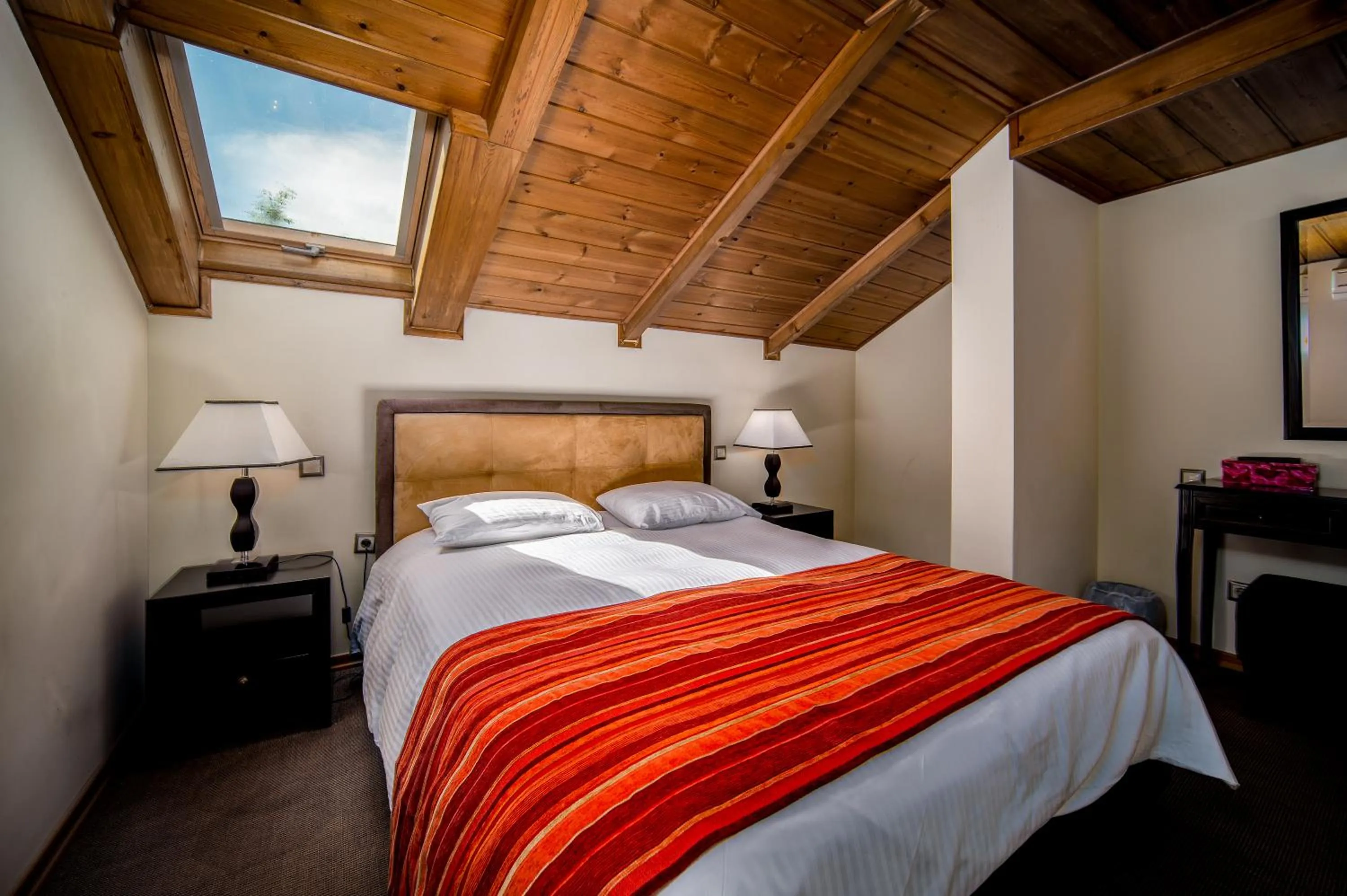 Bedroom, Bed in Hotel Giamandes