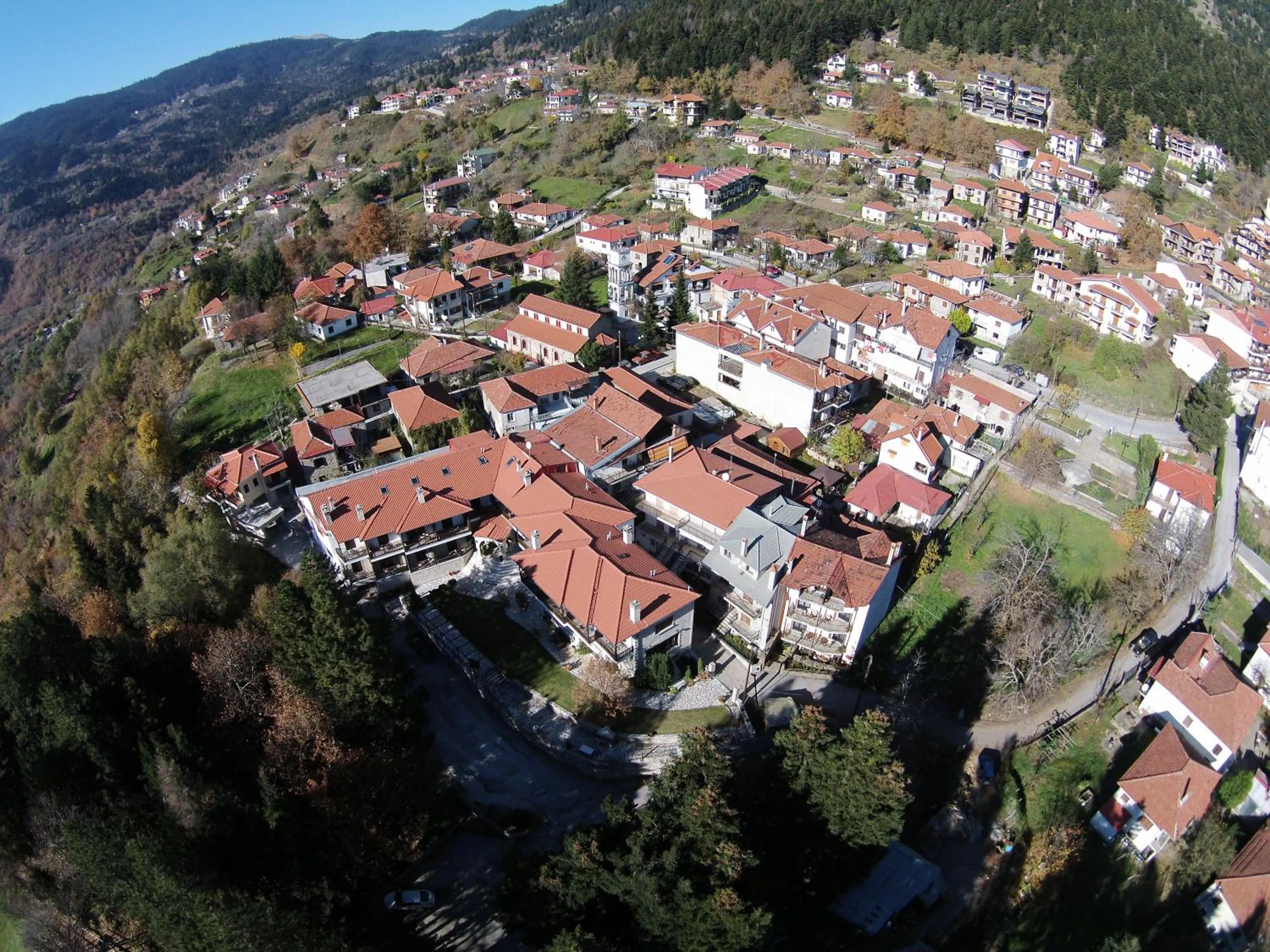 Bird's eye view in Hotel Giamandes