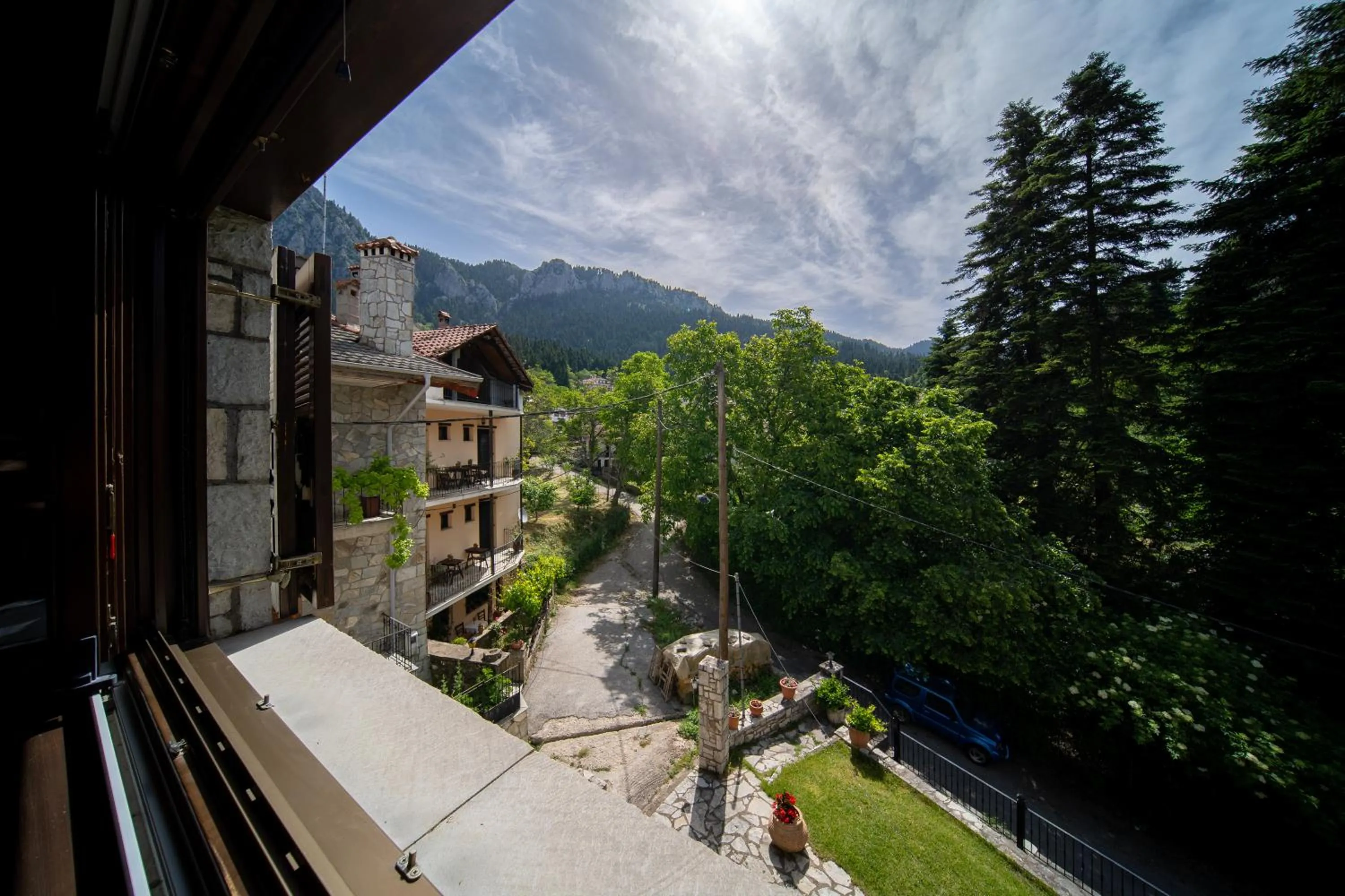 Mountain view in Hotel Giamandes