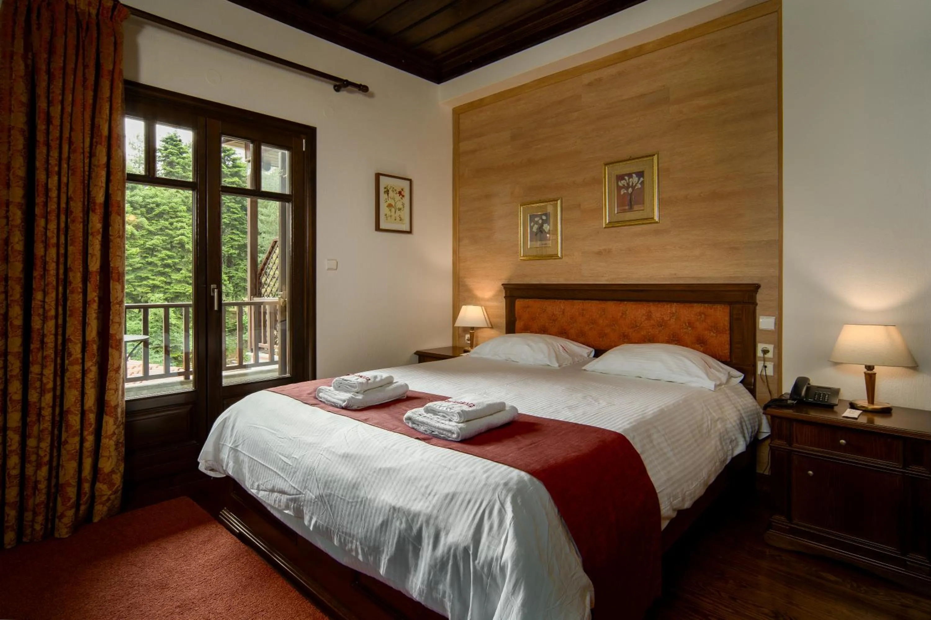 Bedroom, Bed in Hotel Giamandes