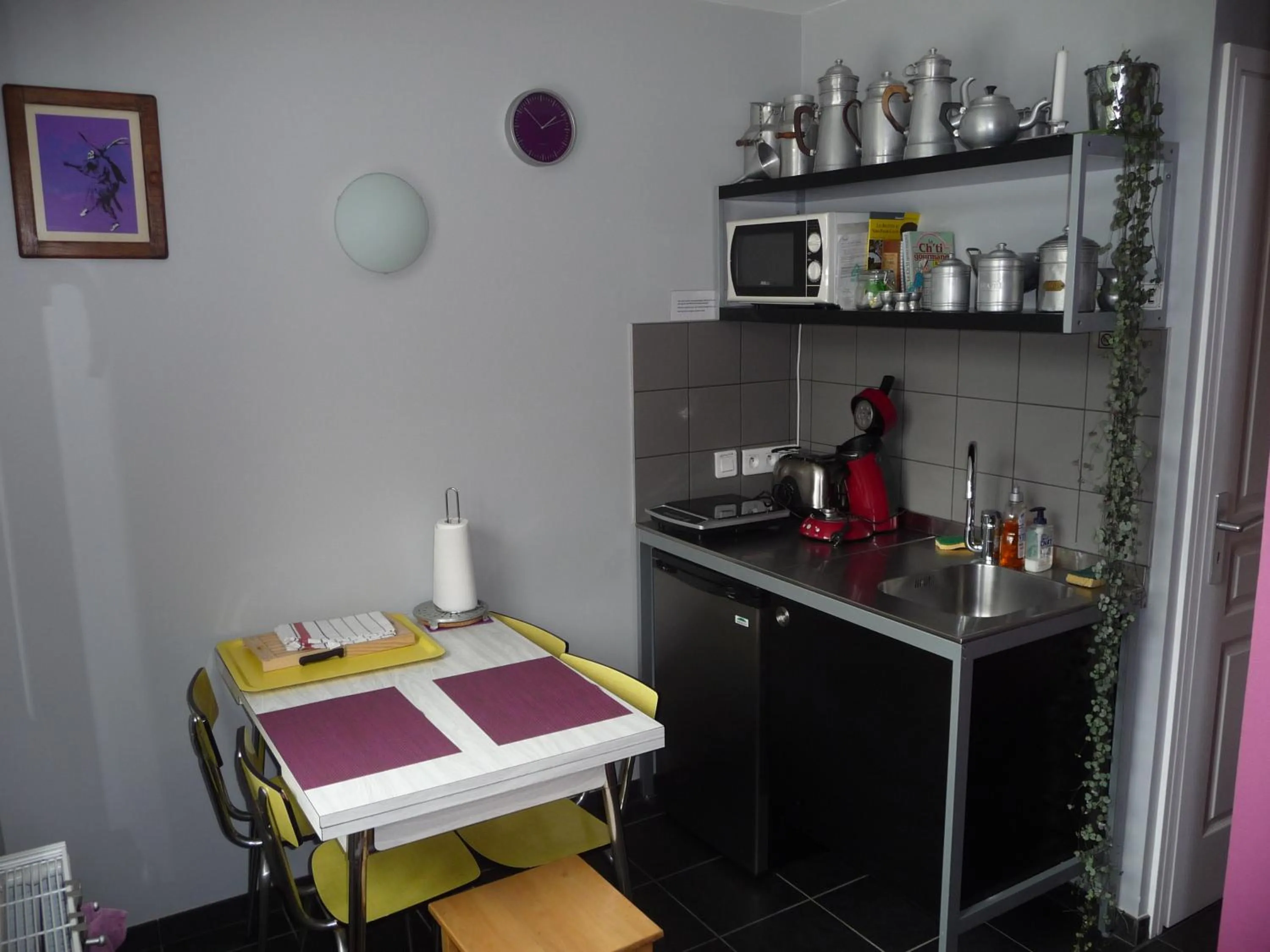 Kitchen or kitchenette in Au Troubadour