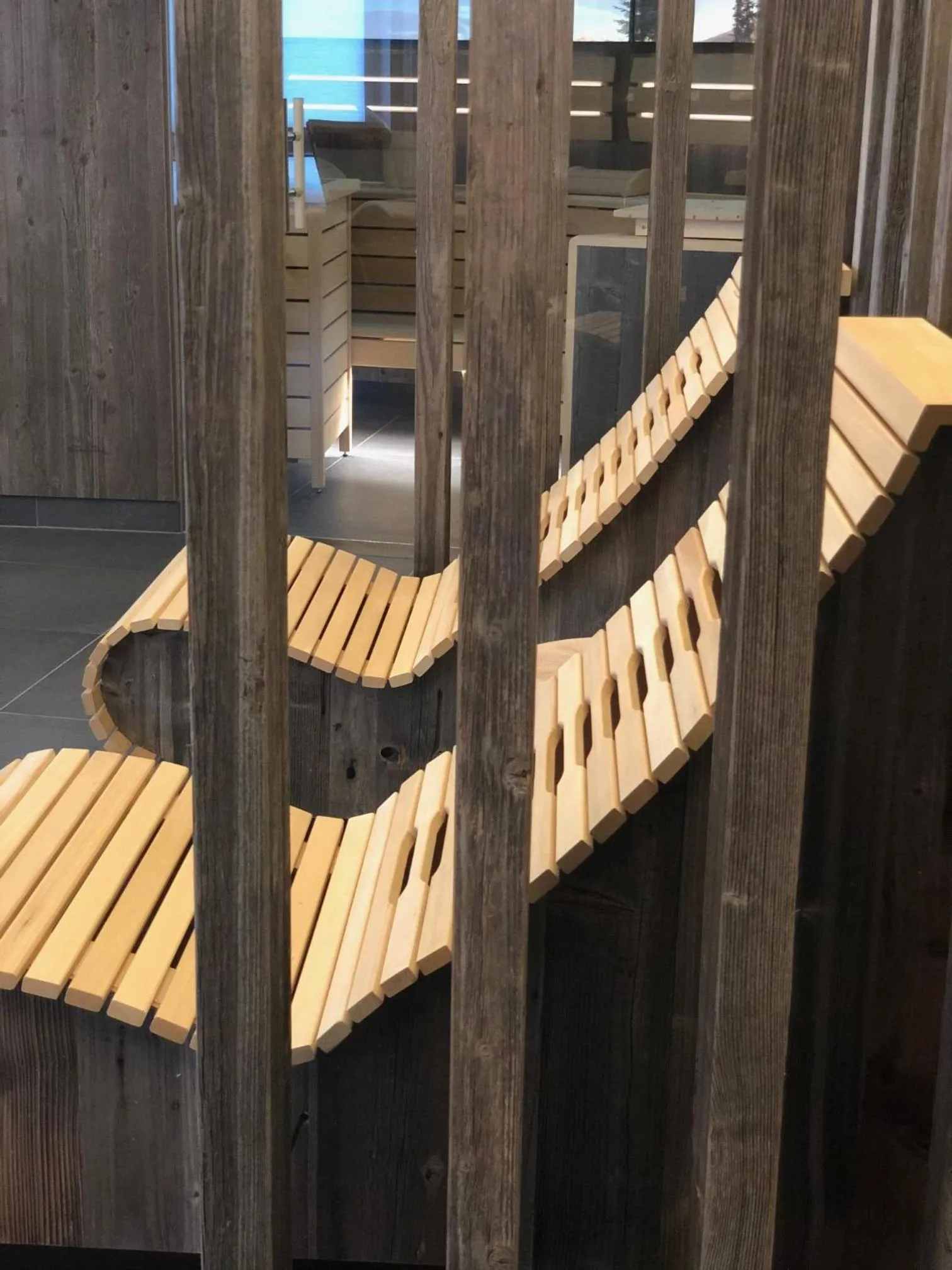 Sauna in meiZeit Lodge