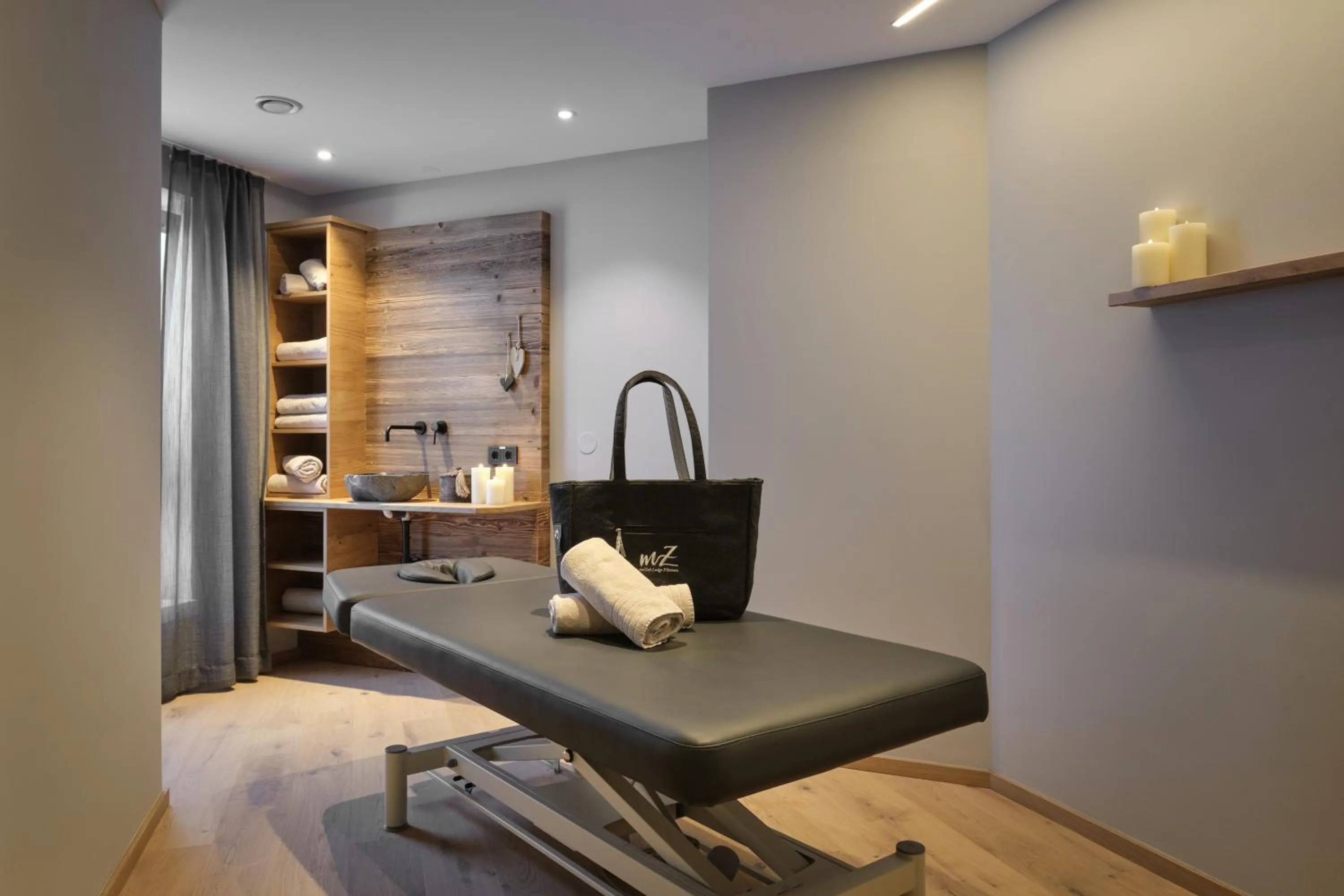 Sauna in meiZeit Lodge