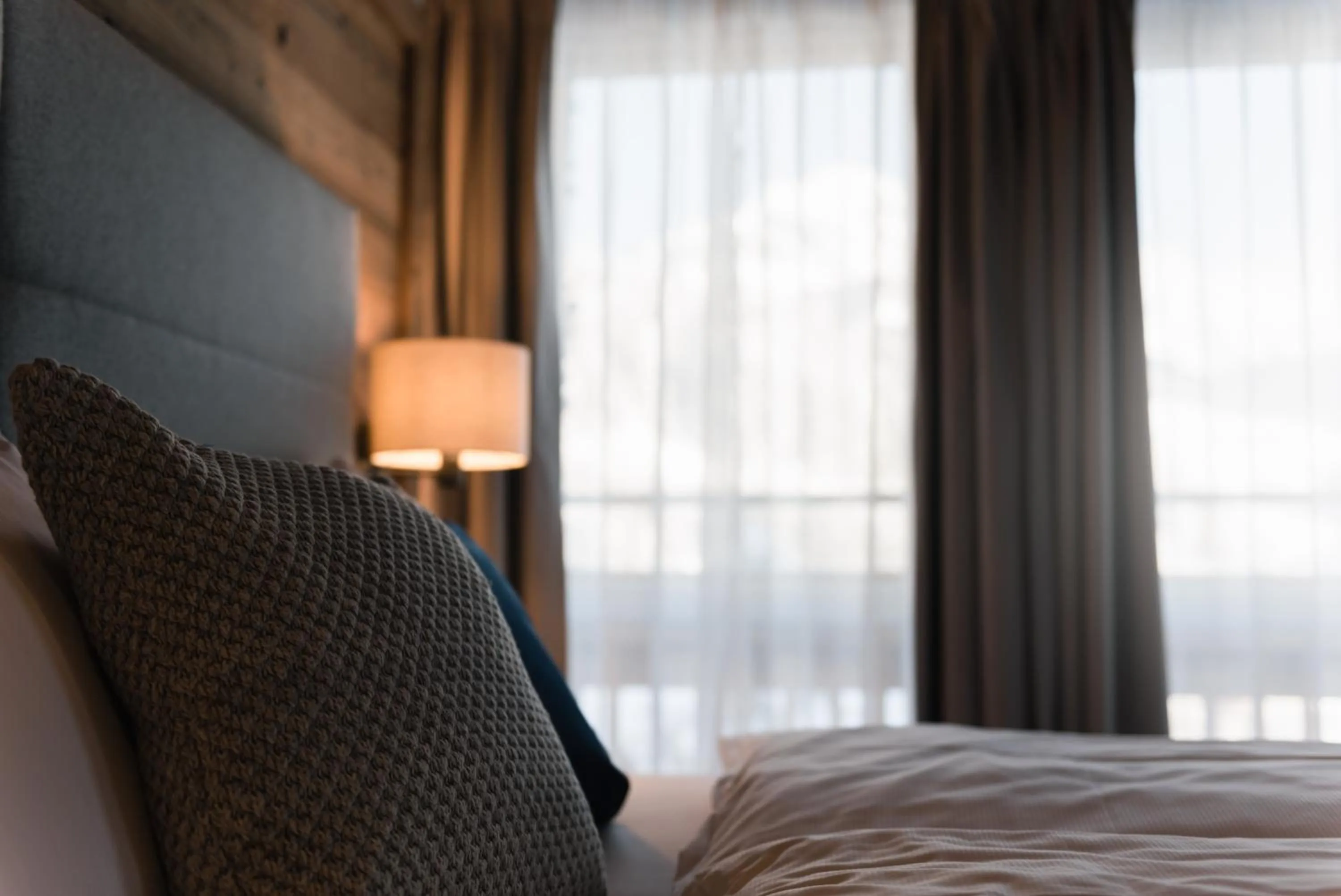 Decorative detail, Bed in meiZeit Lodge