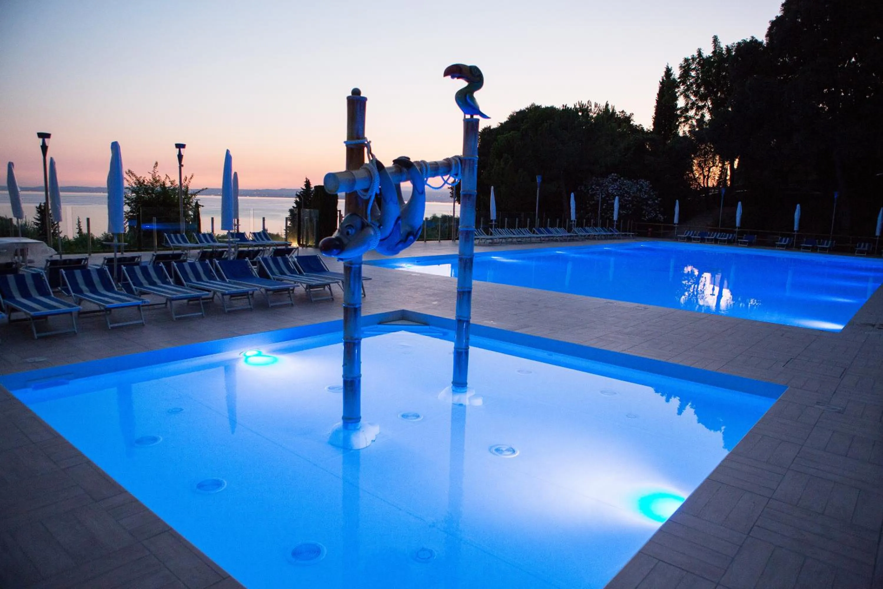 Night in La Rocca Camping Village