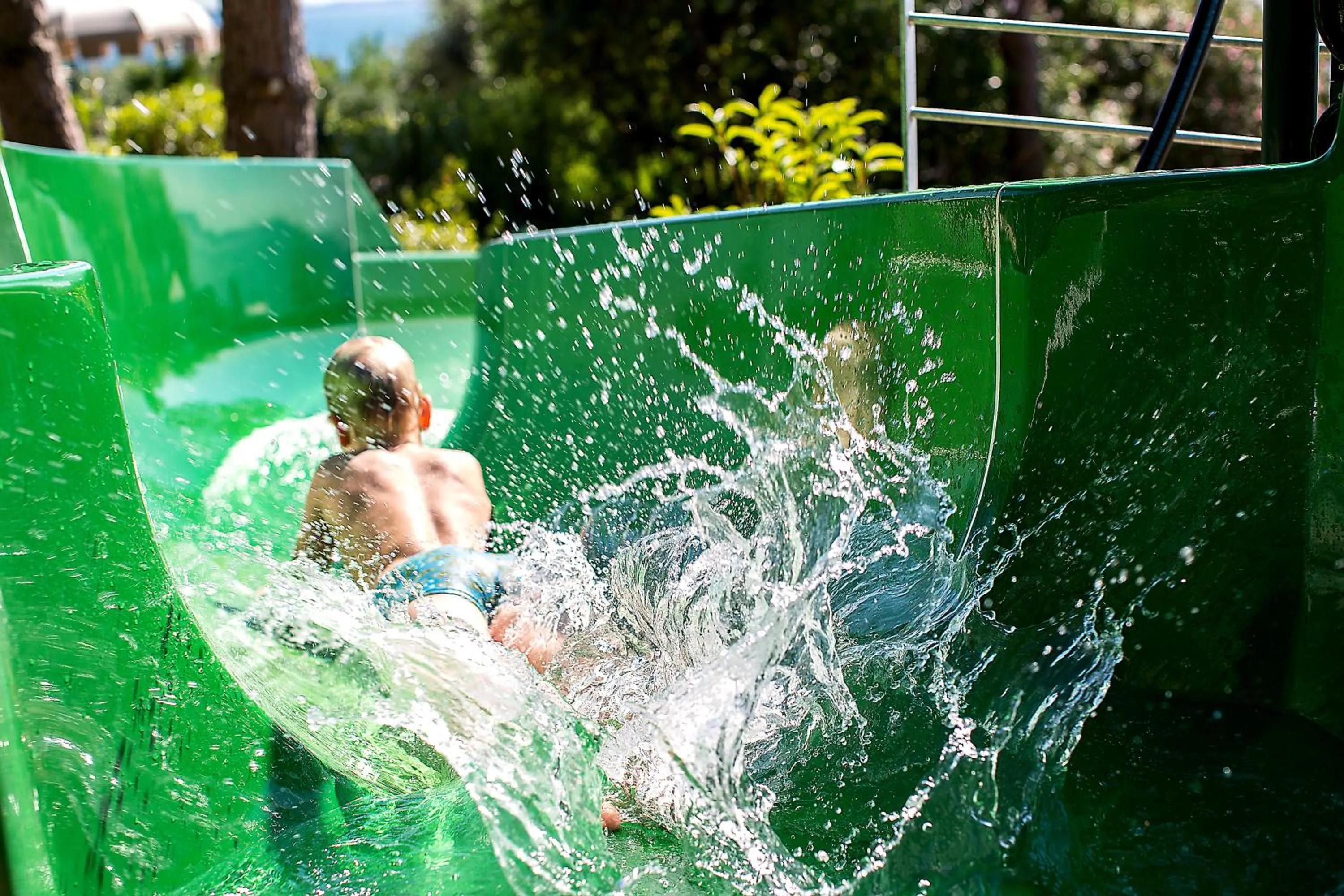 young children in La Rocca Camping Village