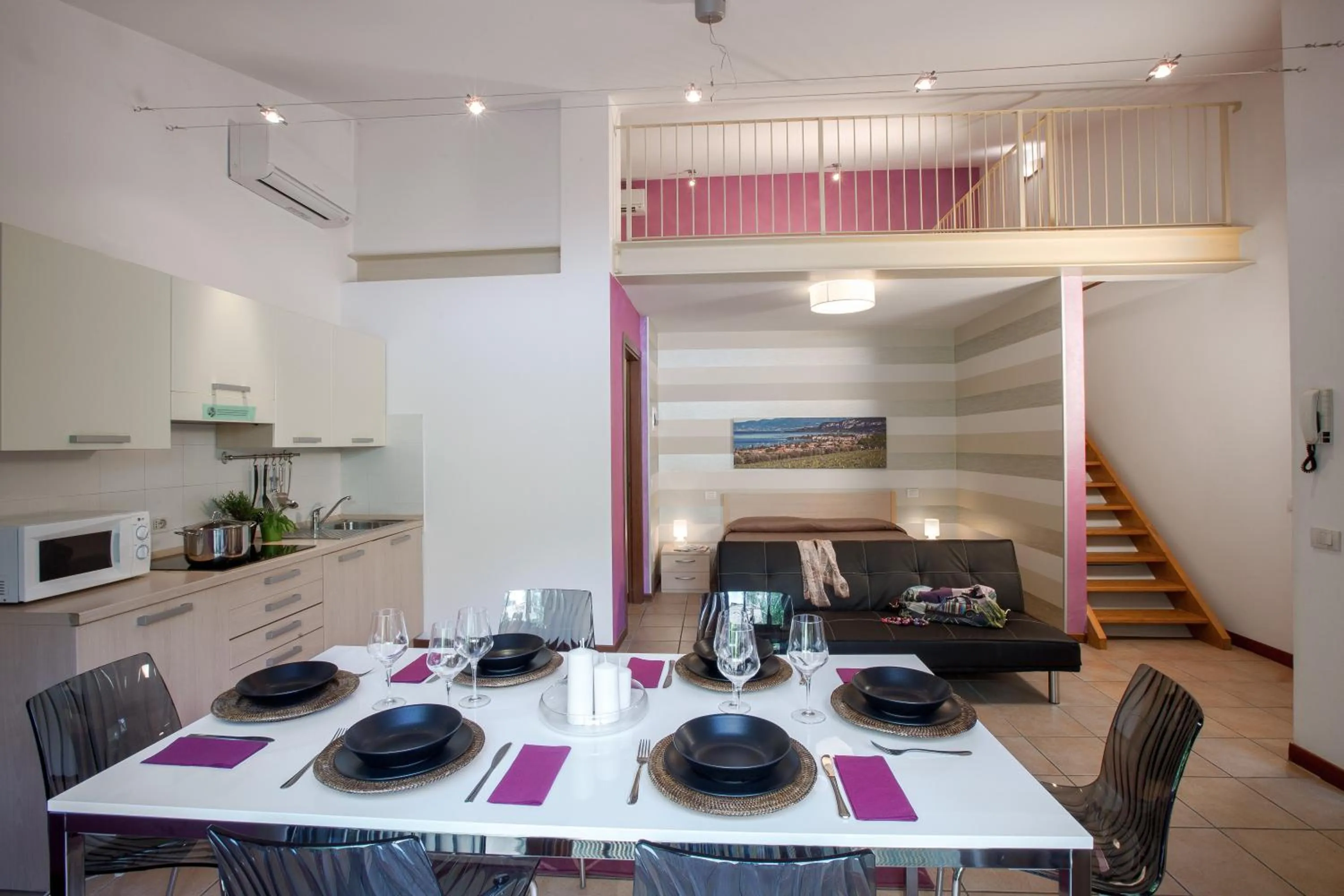 Dining area in La Rocca Camping Village