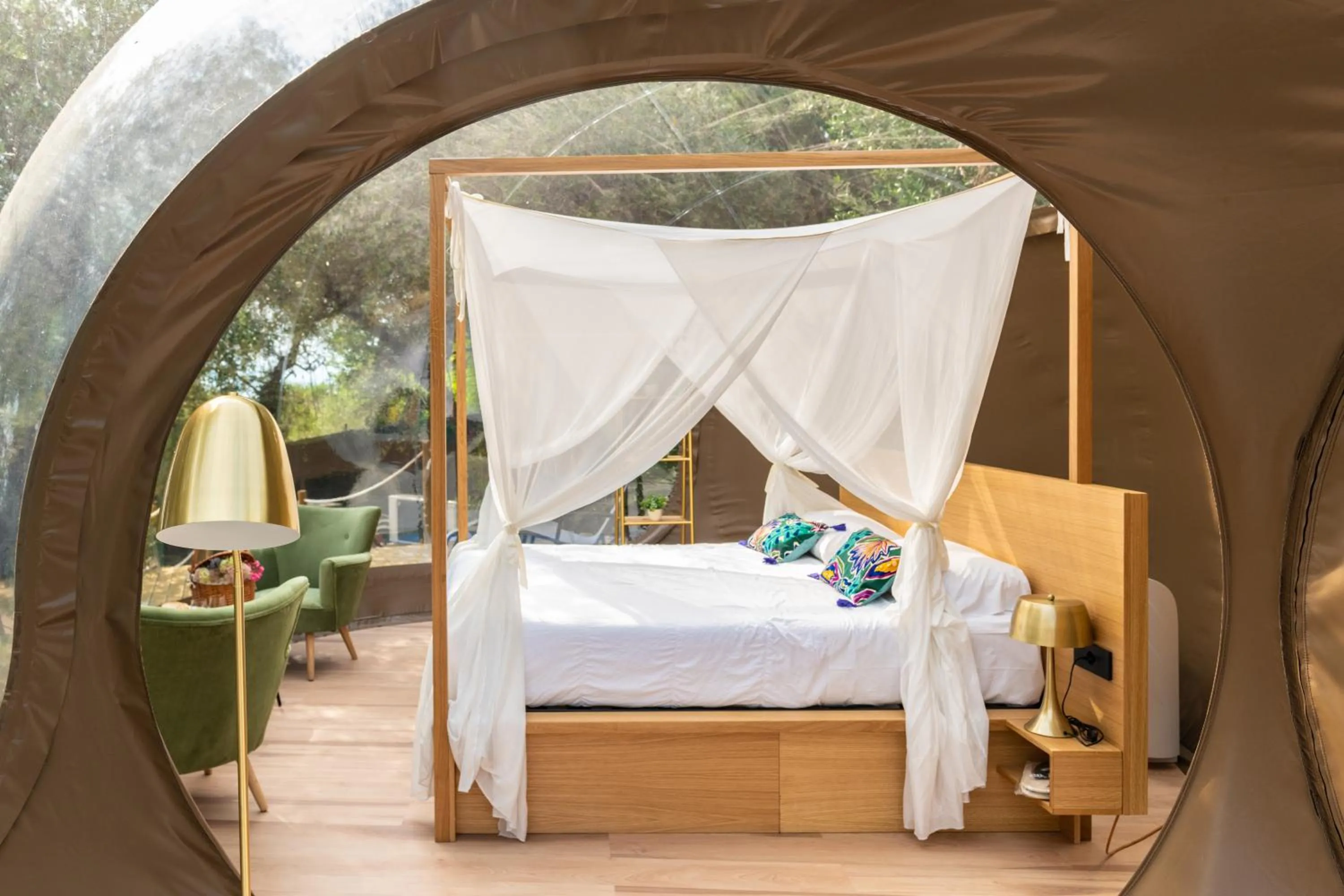 Bed in La Rocca Camping Village