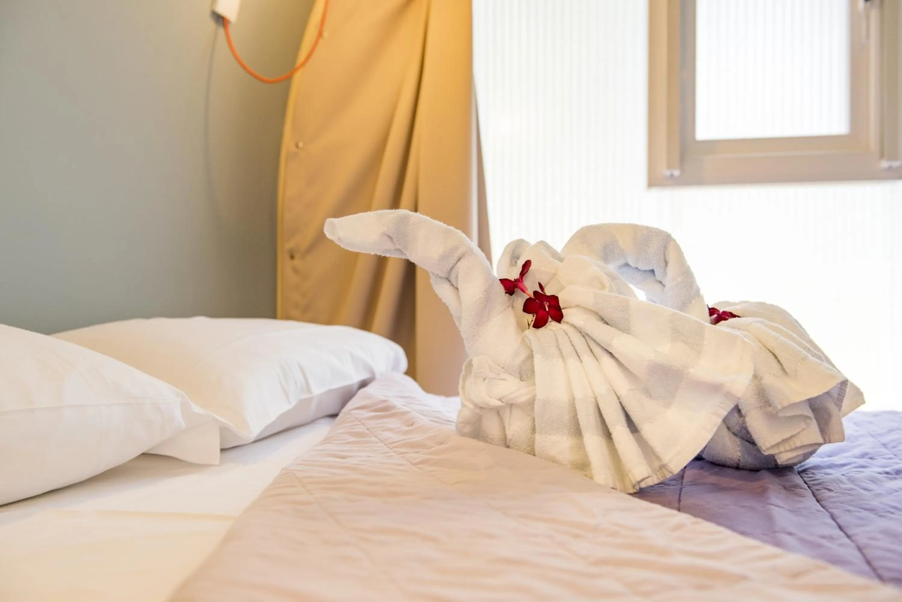 Bedroom, Bed in La Rocca Camping Village