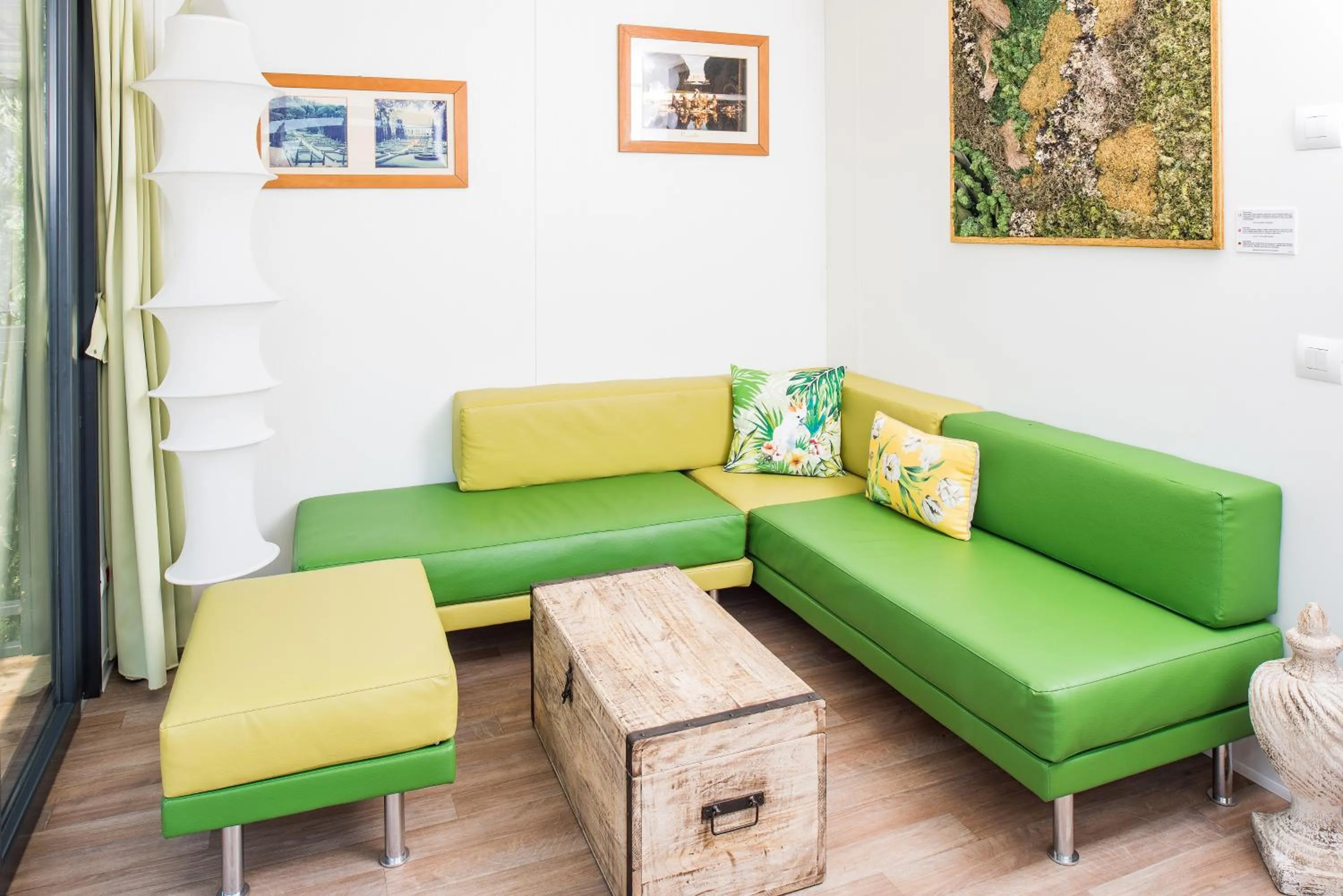 Living room in La Rocca Camping Village