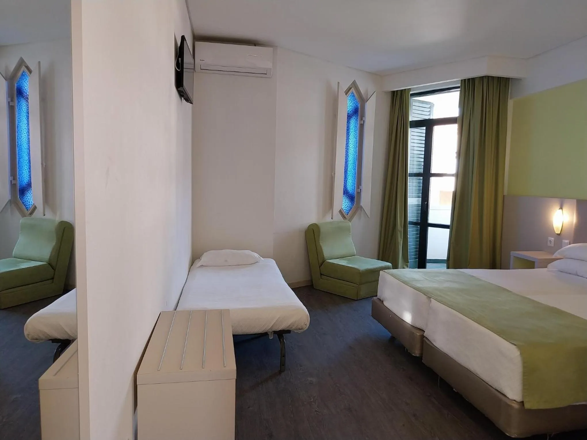 Bed in Hotel Navegadores