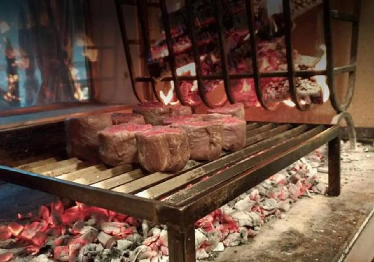 BBQ facilities in Hotel Goldene Traube