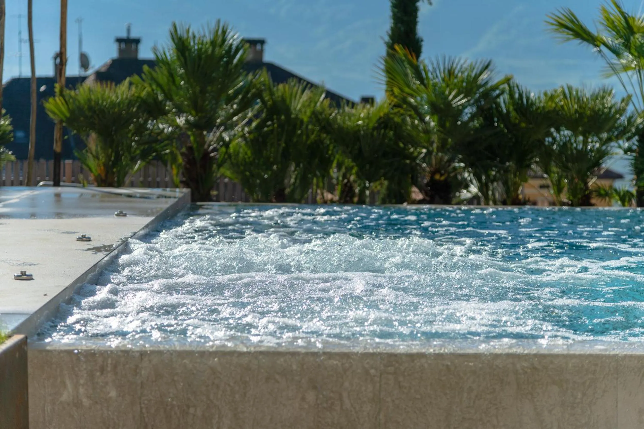 Swimming pool in Hotel Goldene Traube