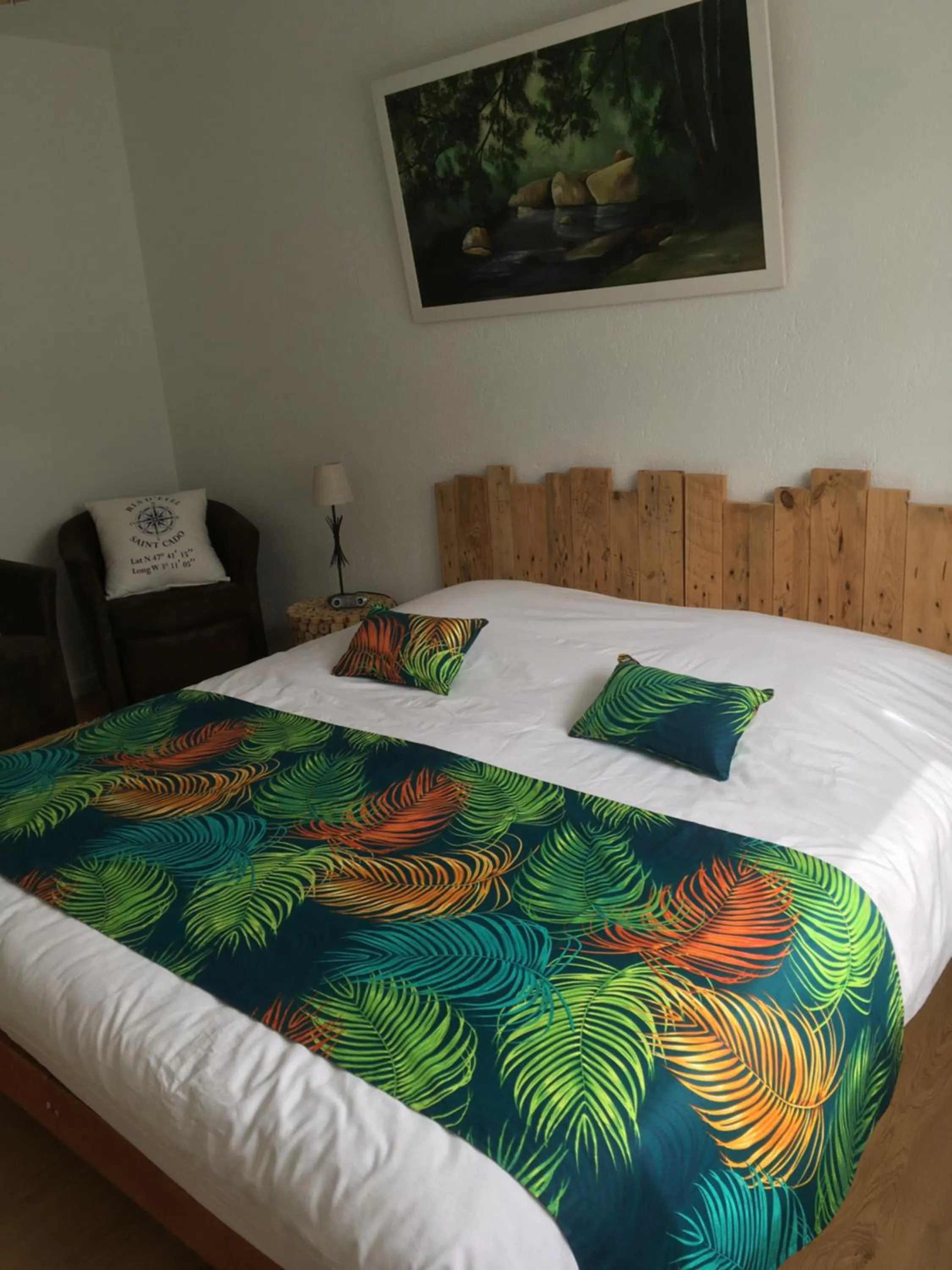 Bed in Les Fermes de Kercadoret