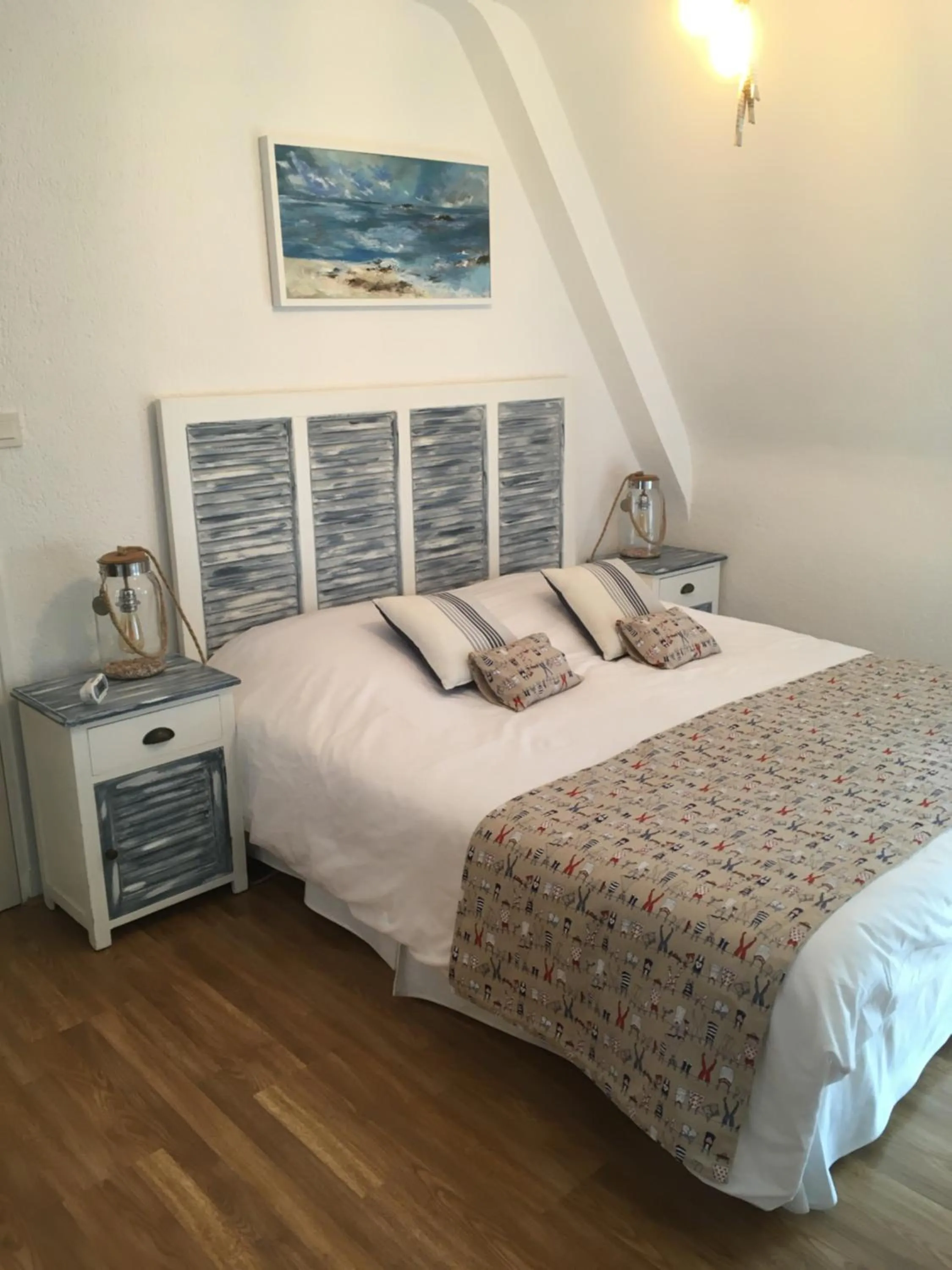 Bed in Les Fermes de Kercadoret