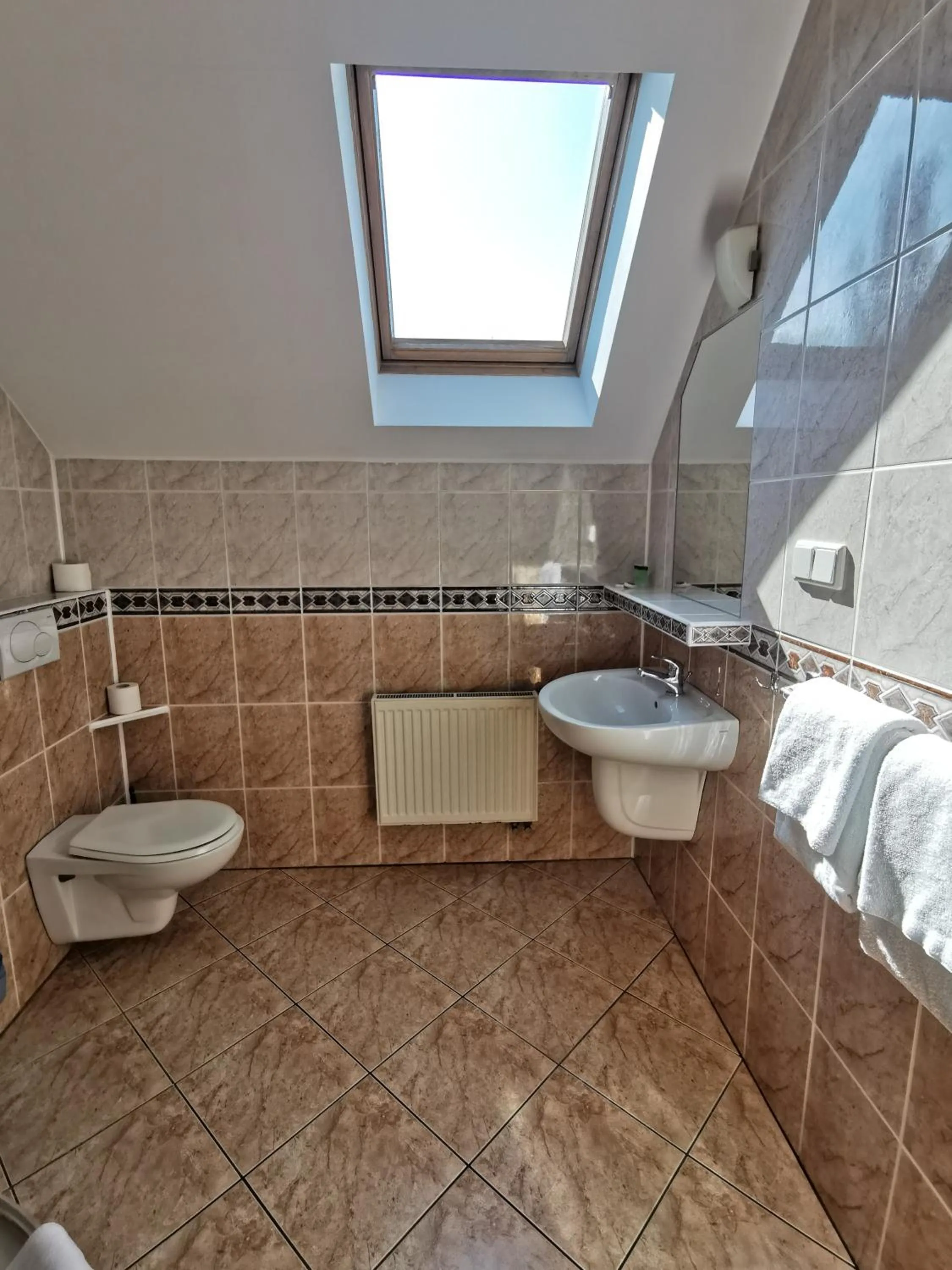 Bathroom in Hotel Zieliniec