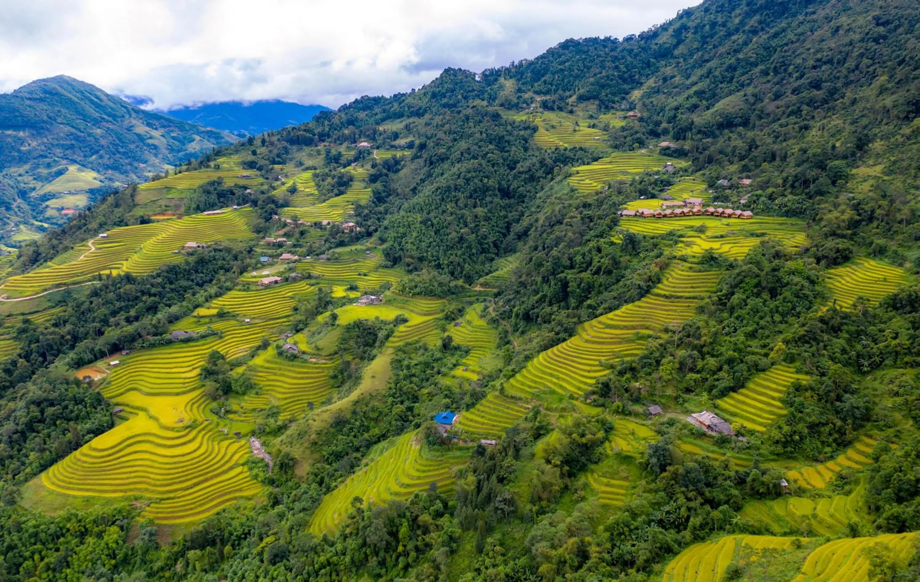Natural landscape in Hoang Su Phi Lodge