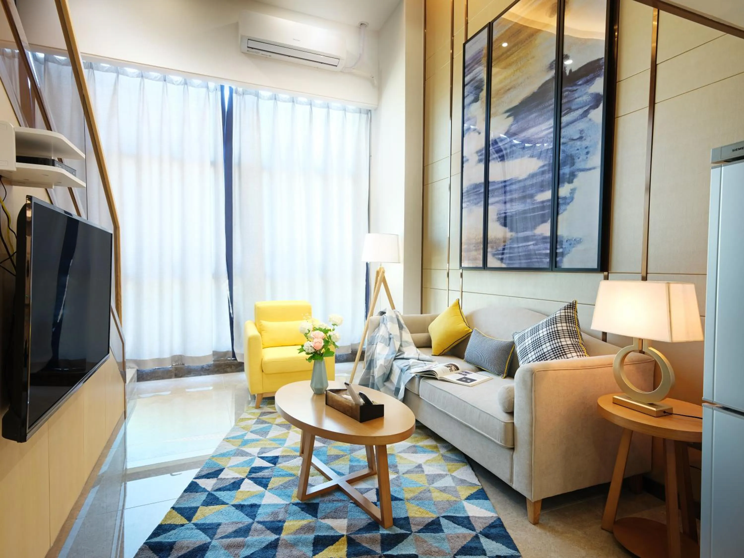 Living room in Royal Star Apartment(Guangzhou Central City Branch)