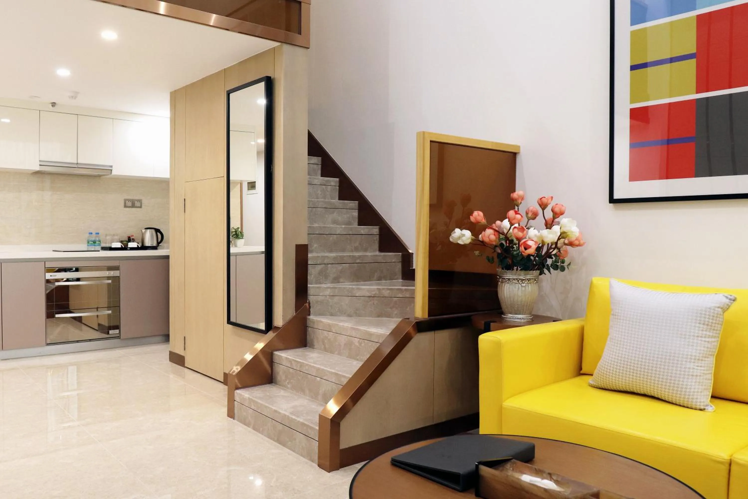 Kitchen or kitchenette in Royal Star Apartment(Guangzhou Central City Branch)