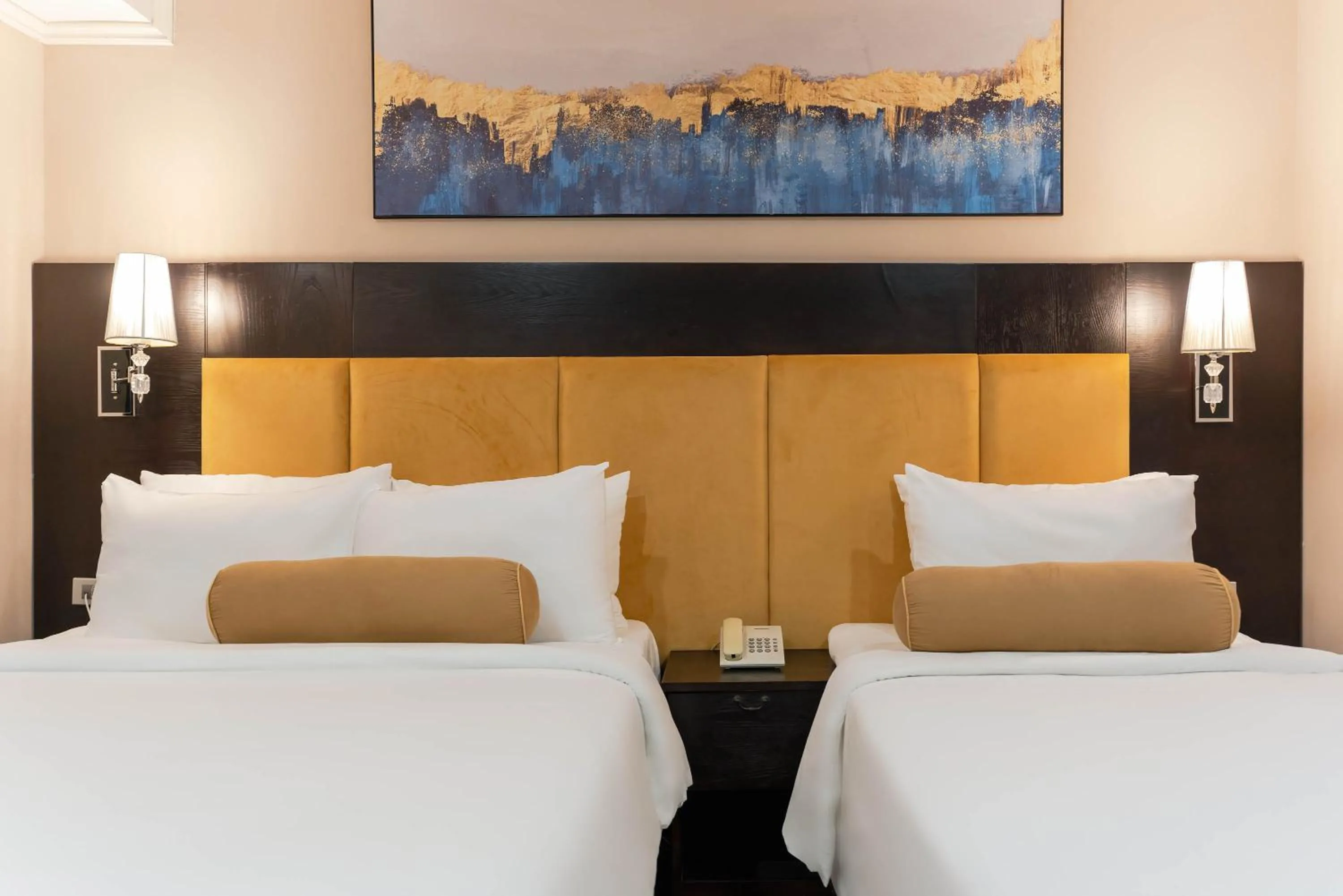 Bed in Beryl Charm Hotel and Spa