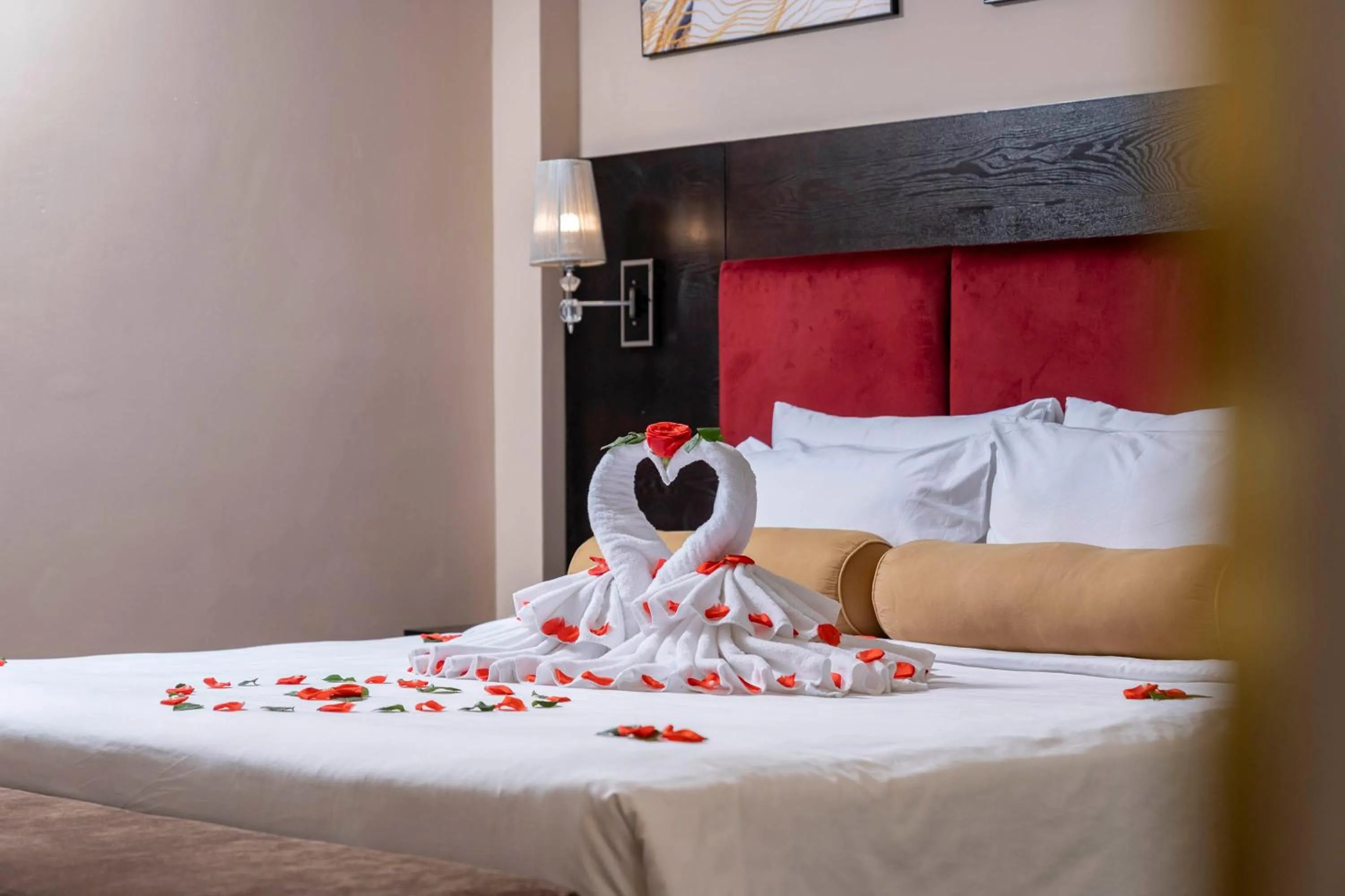 Bed in Beryl Charm Hotel and Spa