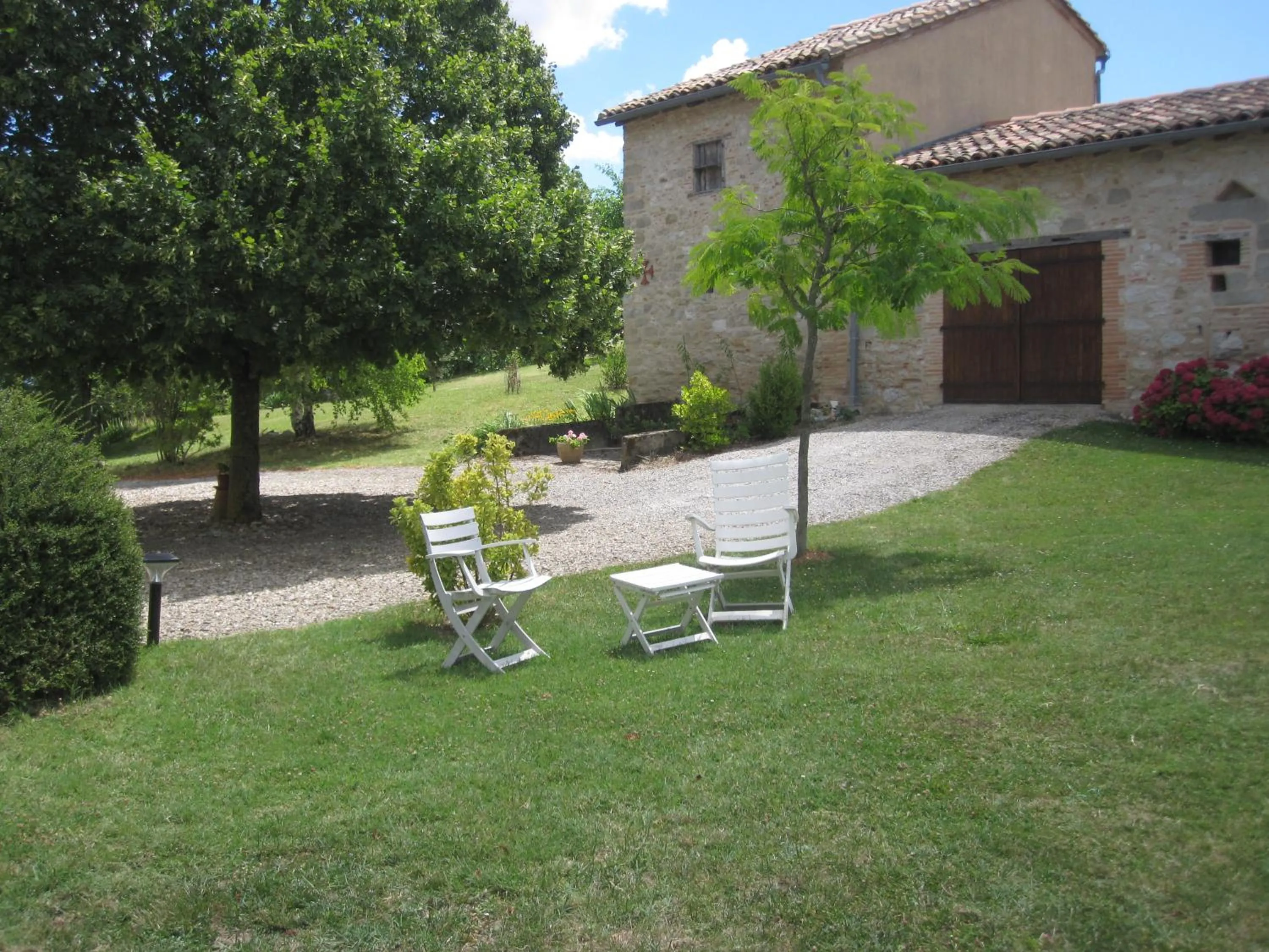 Garden view in Bellegarde