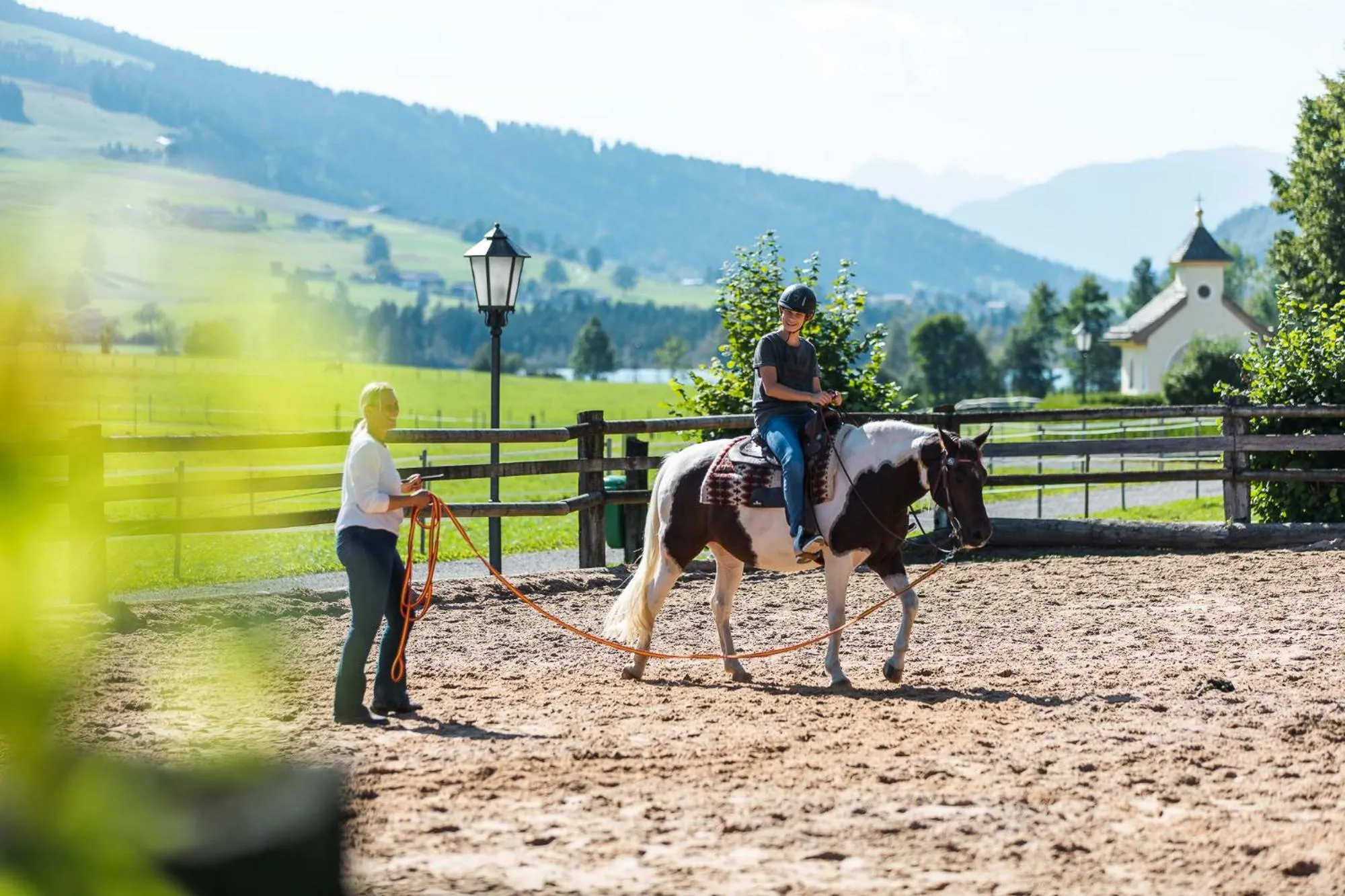 Horse-riding in Hotel Seehof