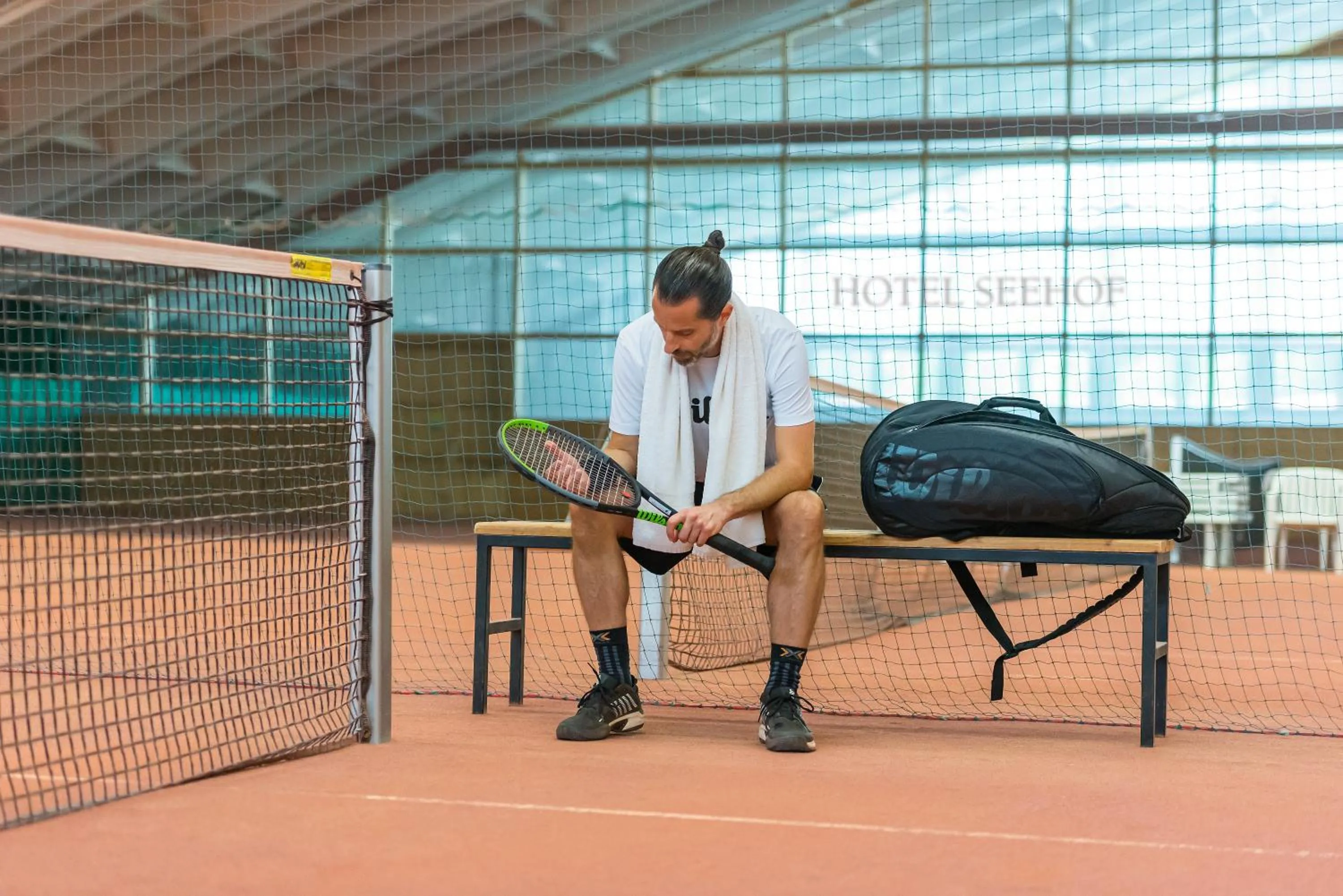 Tennis court in Hotel Seehof