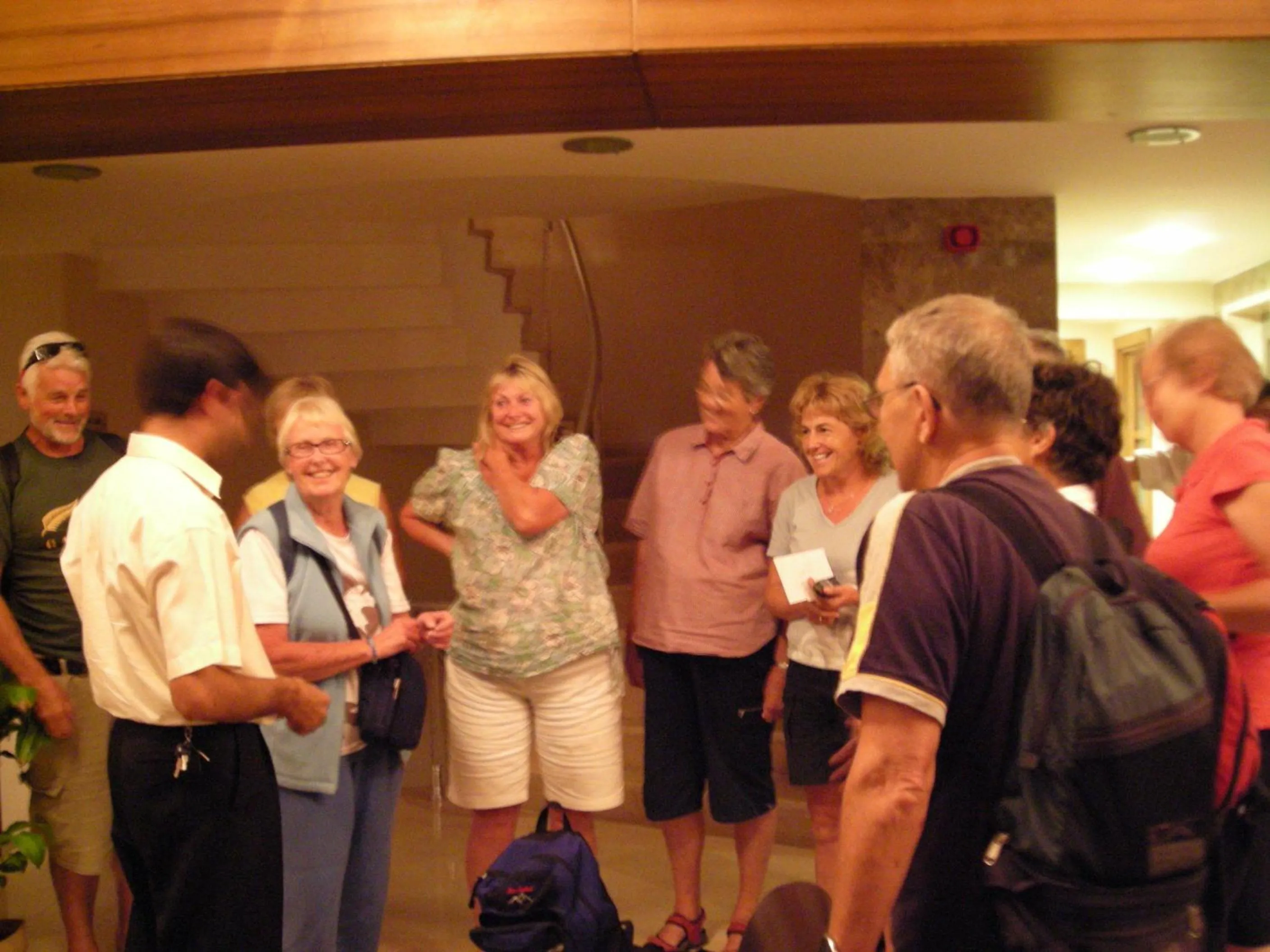 People in TJ's Hotel