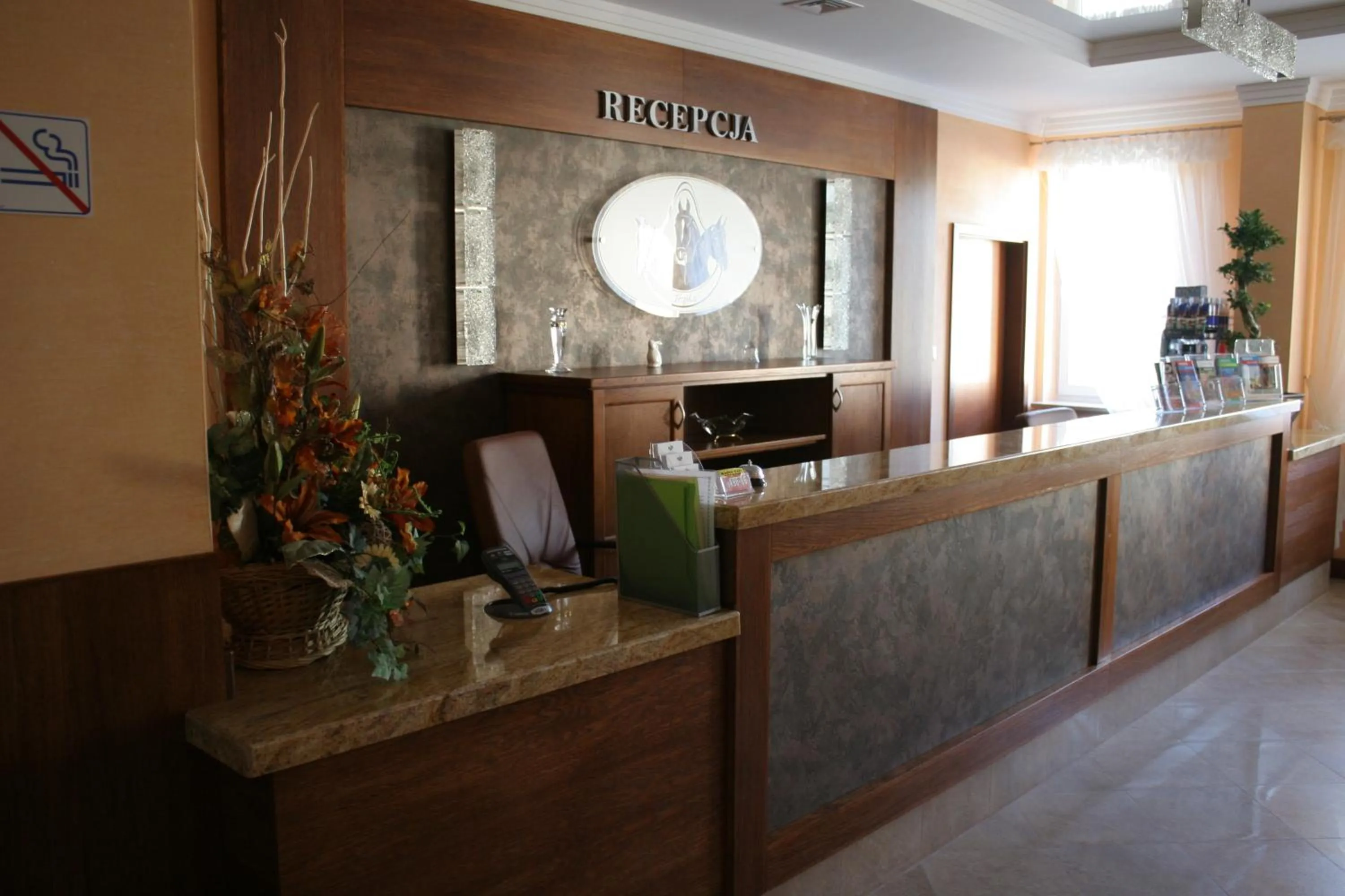 Lobby or reception in Hotel Trojka