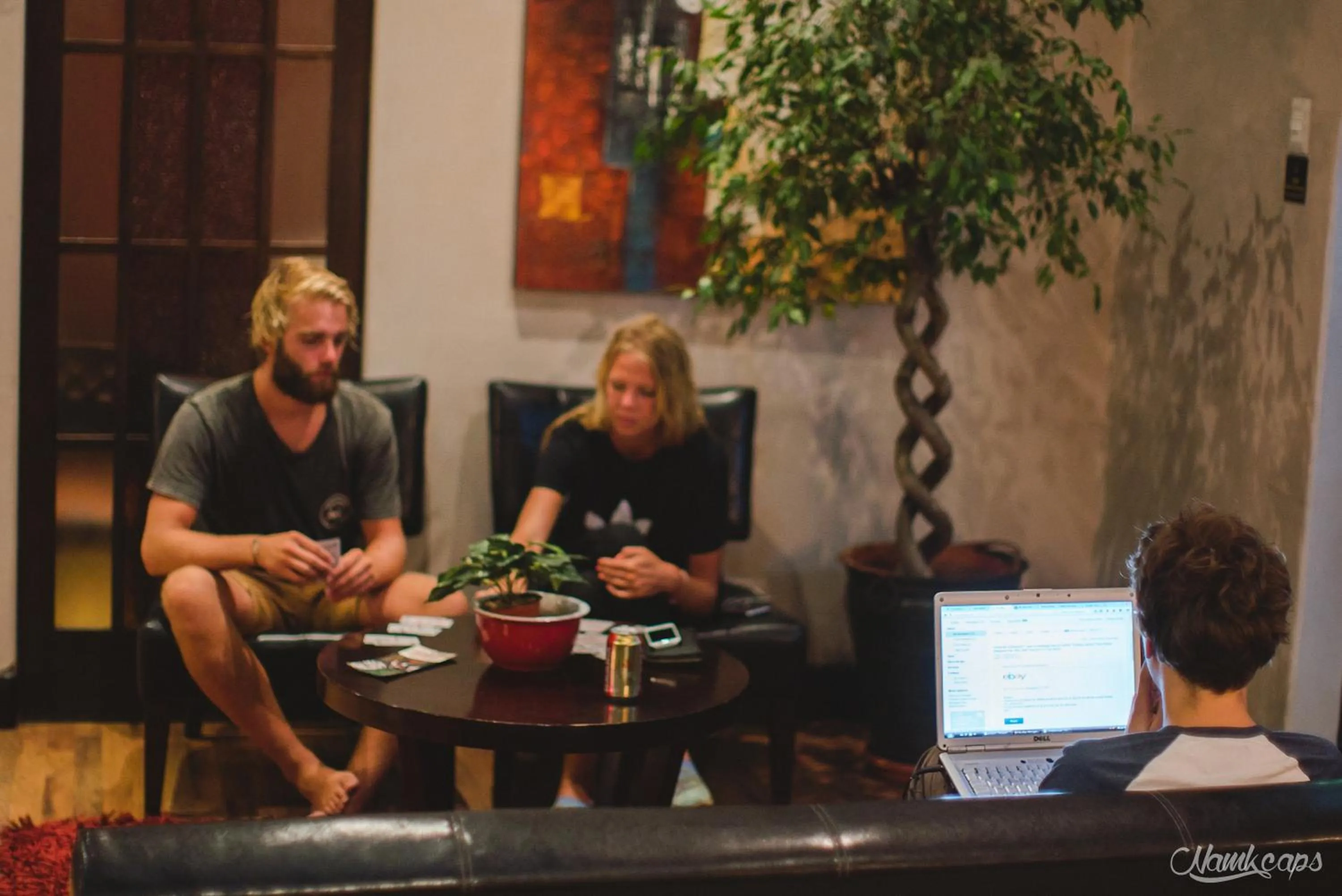 Communal lounge/ TV room in Hotel Casa Colon