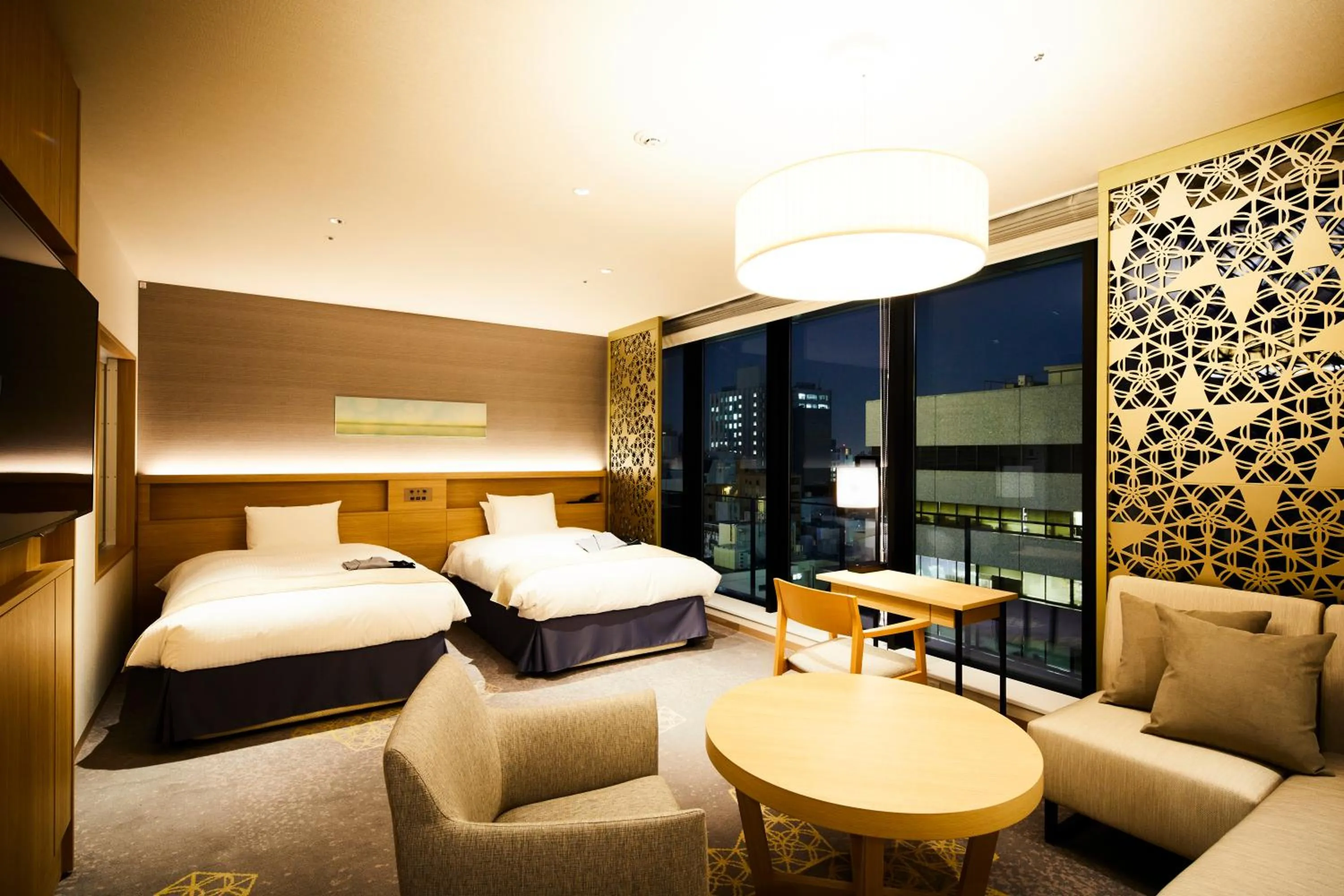 Photo of the whole room, Bed in Hotel Intergate Hiroshima