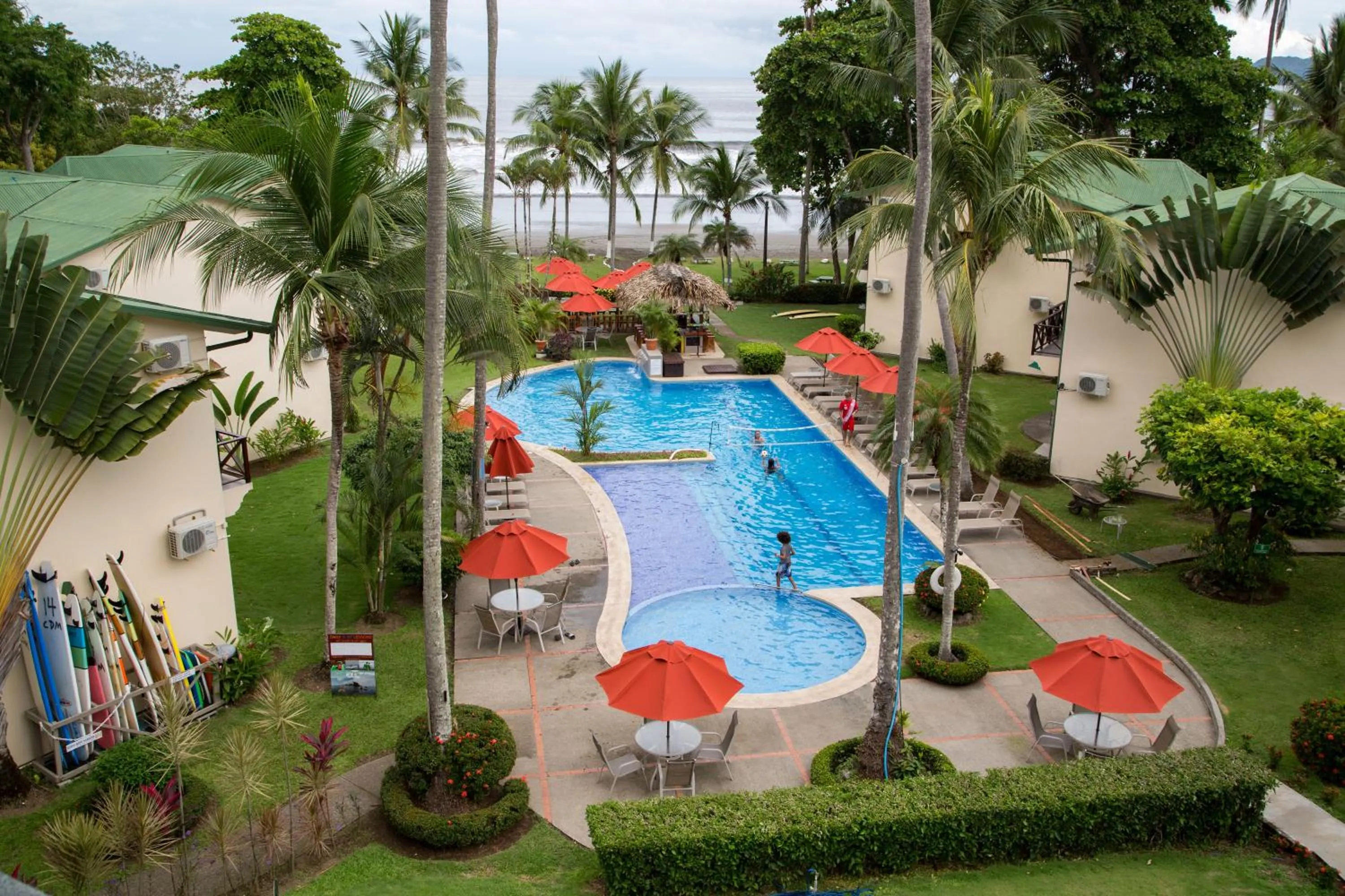 Pool view in Club del Mar Oceanfront