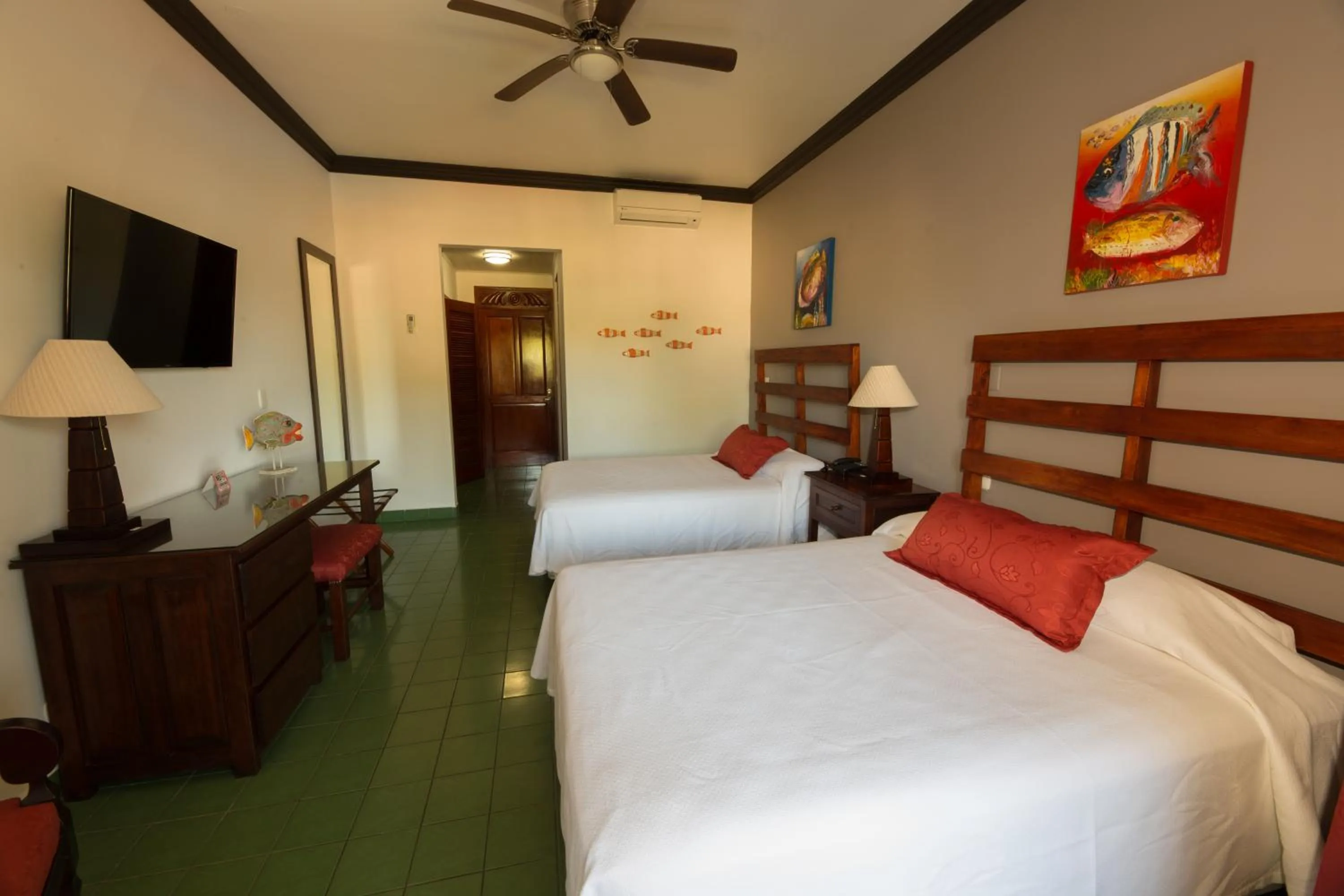 Bed in Club del Mar Oceanfront