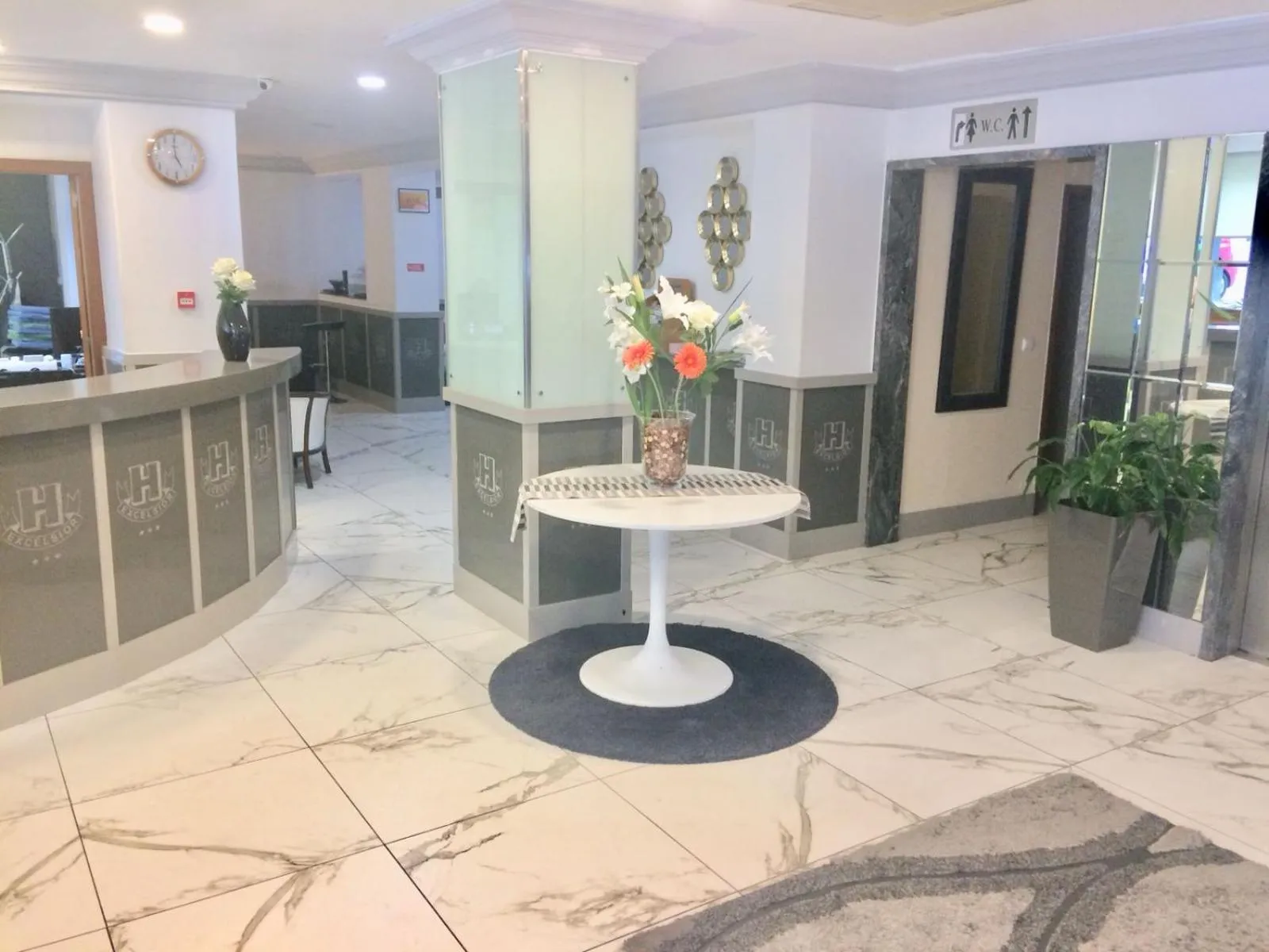 Lobby or reception in Hotel Excelsior