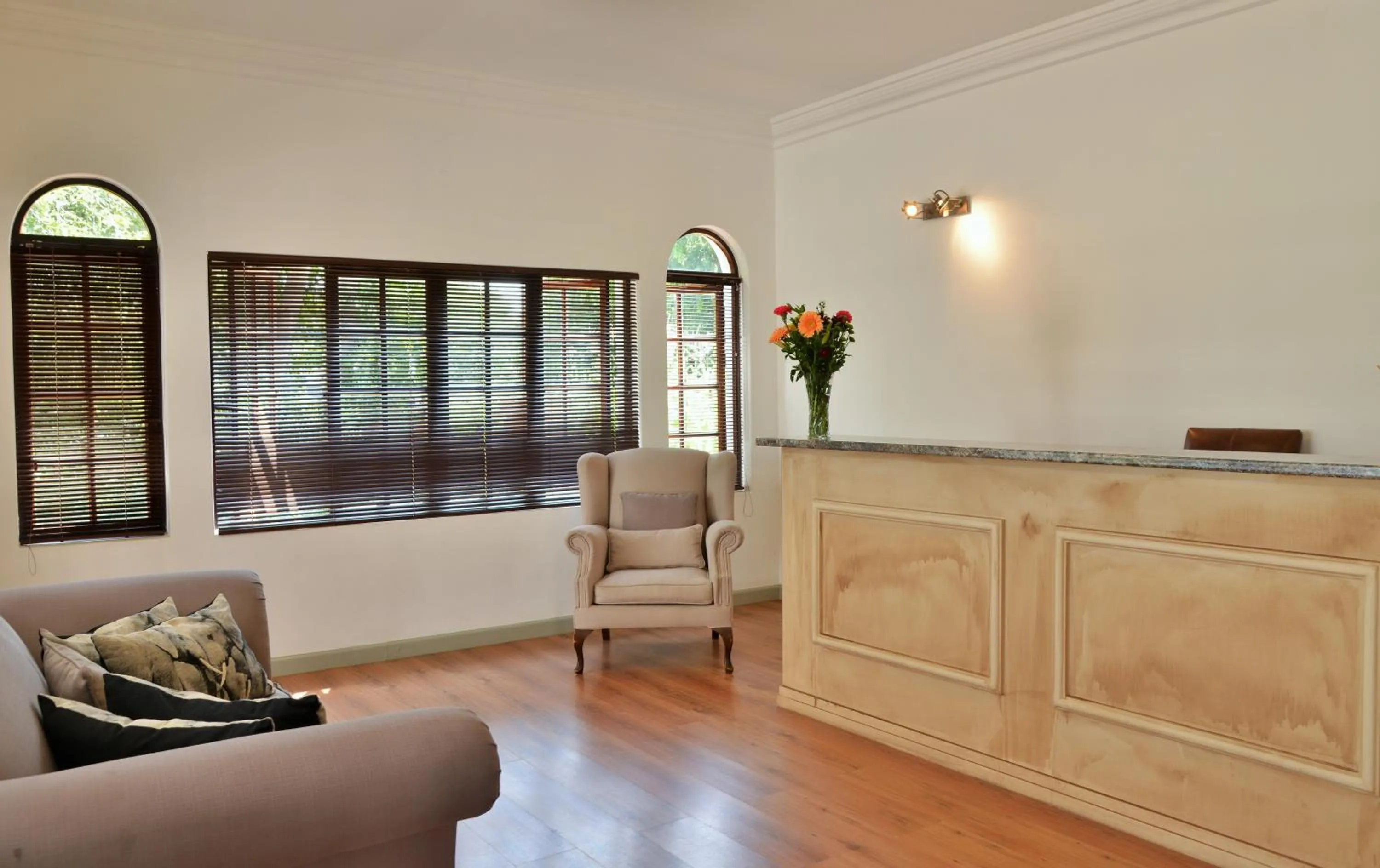 Living room in Indlovukazi Guesthouse