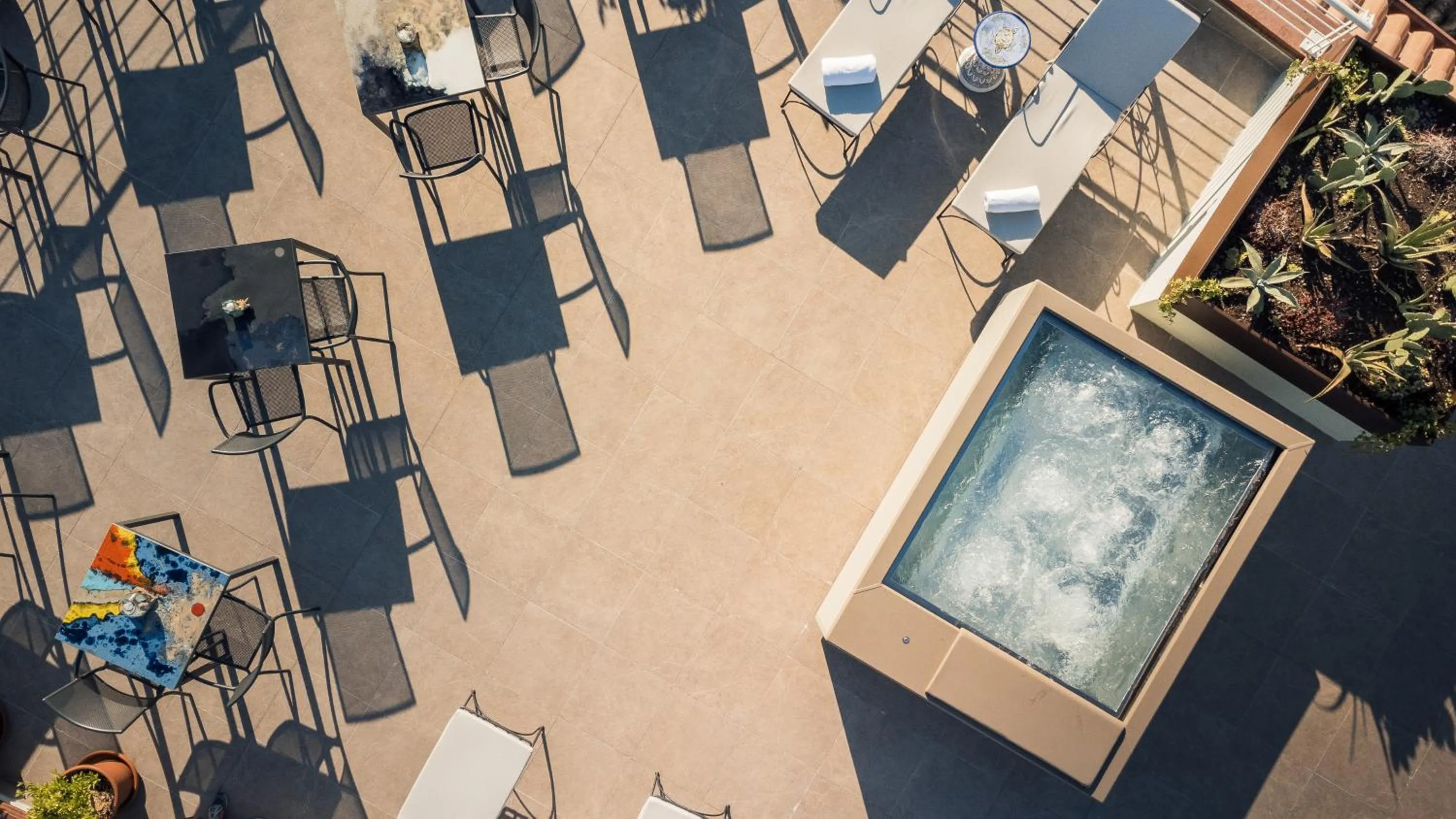 Bird's eye view in Hotel Giardinetto