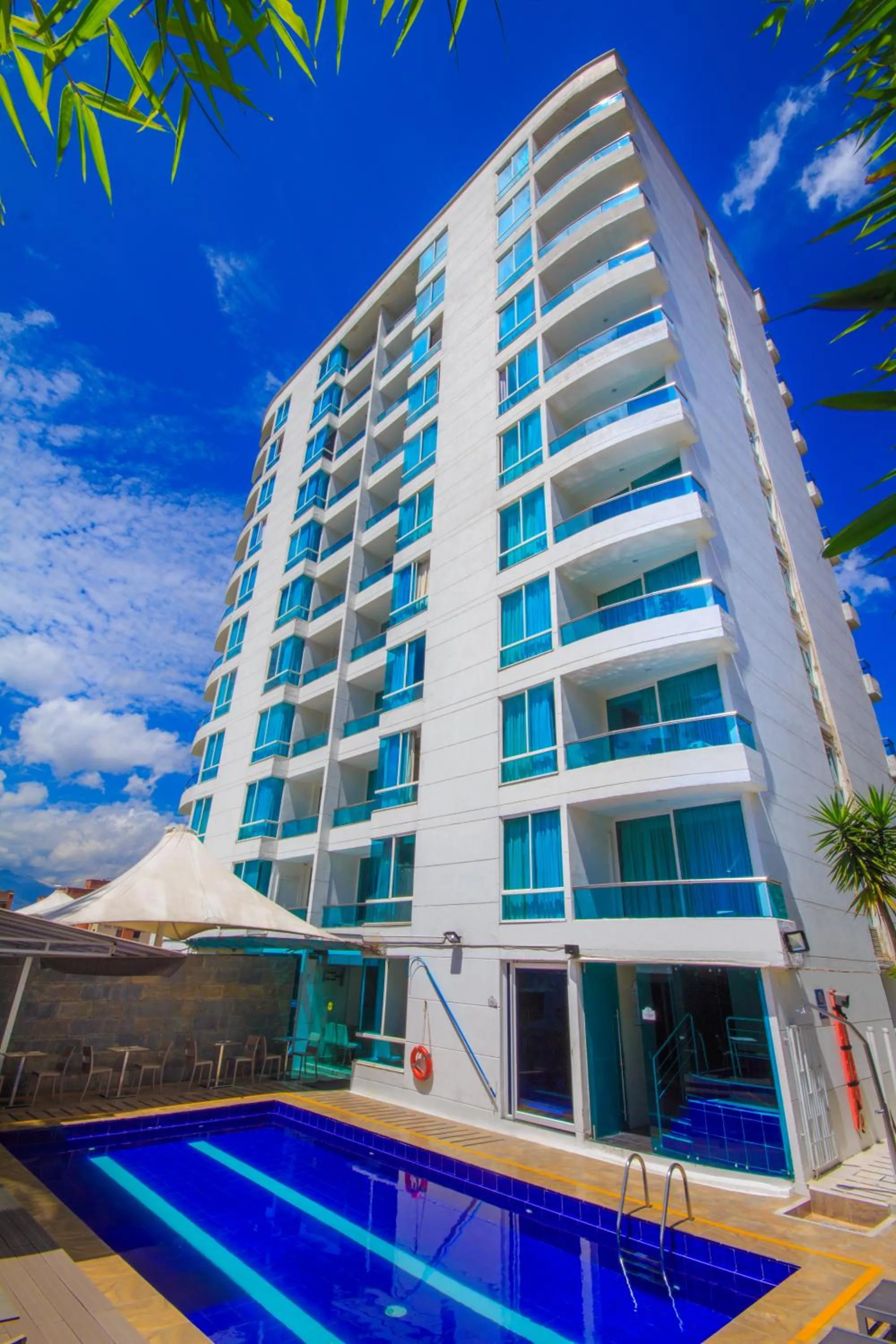 Property building in The Morgana Poblado Suites Hotel