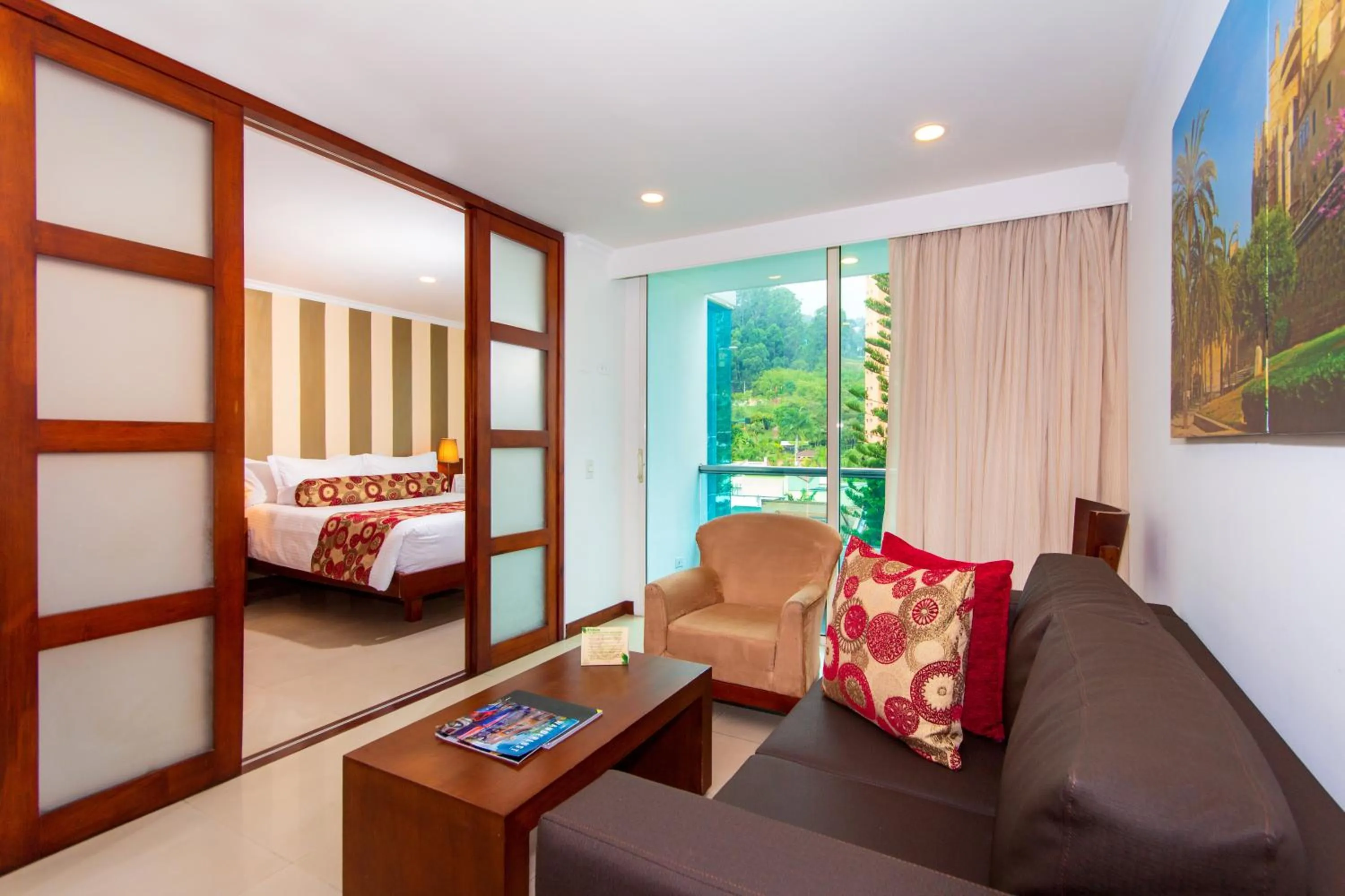 Bedroom, Bed in The Morgana Poblado Suites Hotel