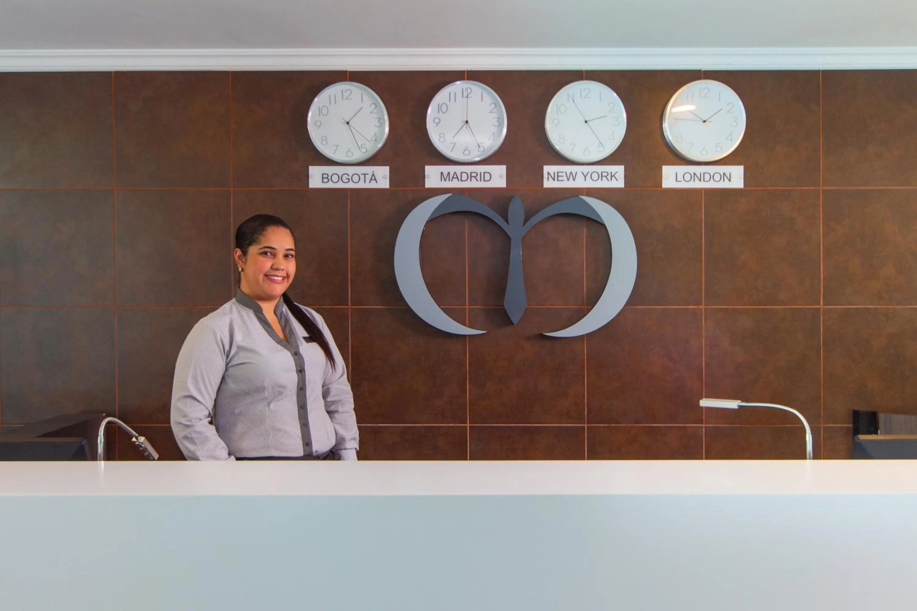 Lobby or reception in The Morgana Poblado Suites Hotel