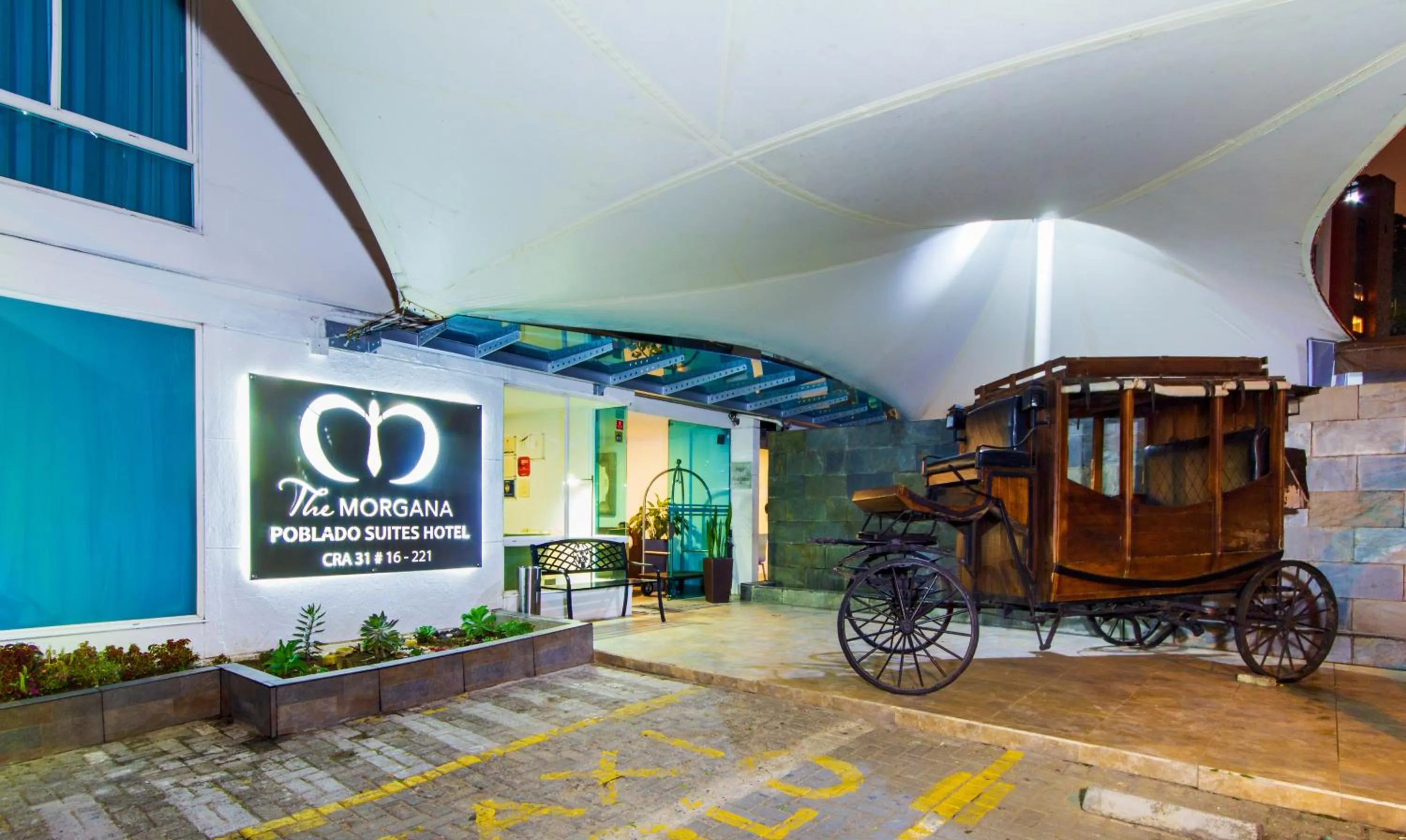 Facade/entrance in The Morgana Poblado Suites Hotel