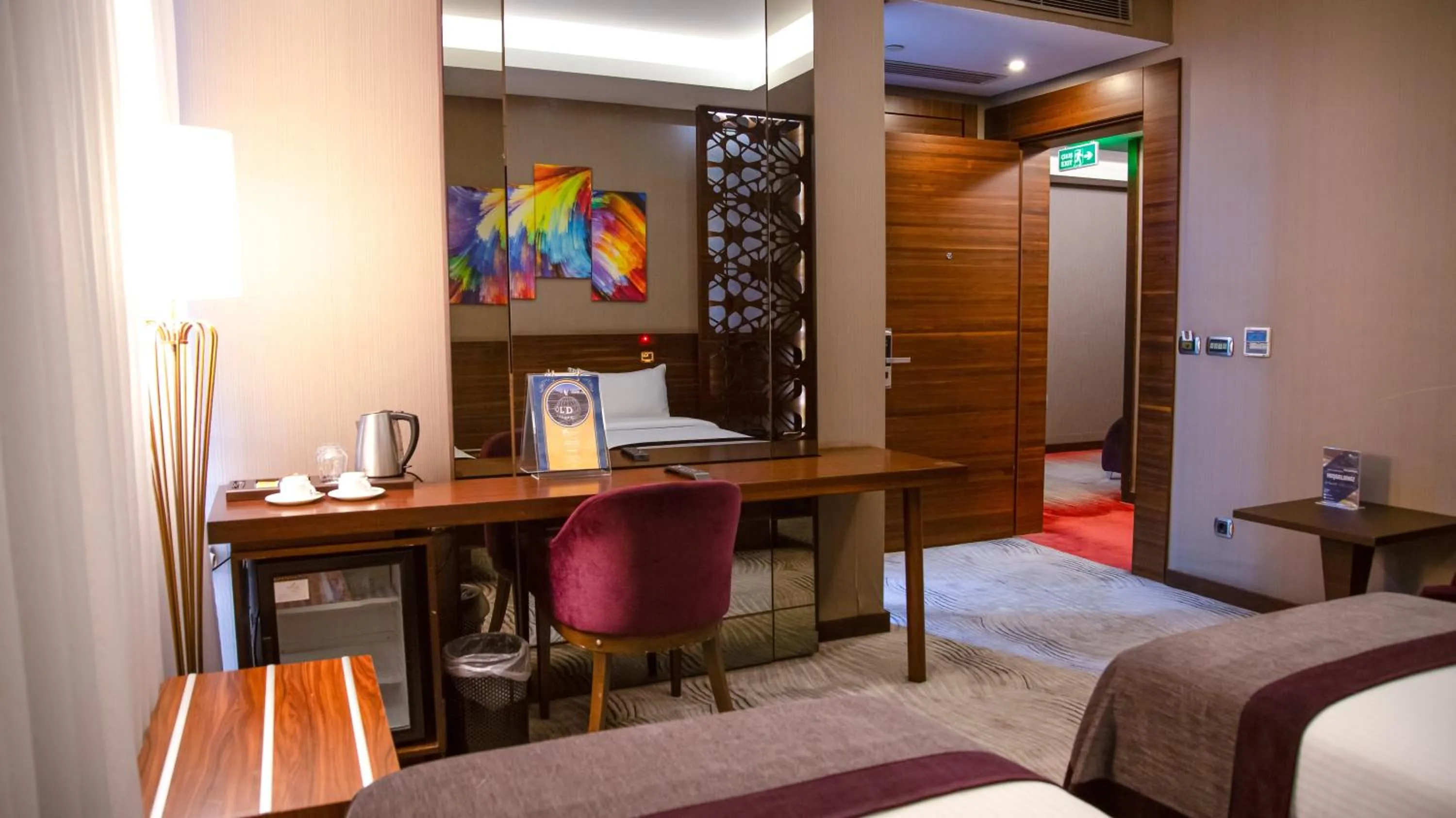 Bed in Gold Majesty Hotel