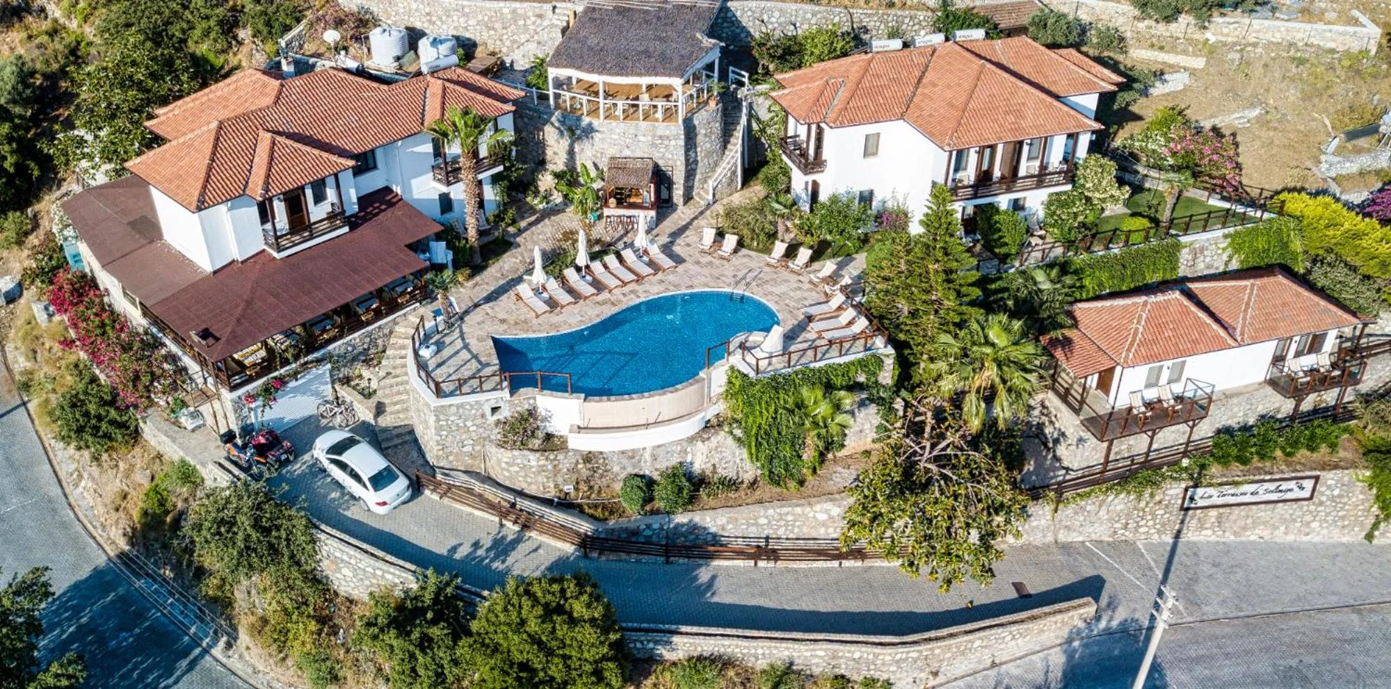 Bird's eye view in Les Terrasses De Selimiye