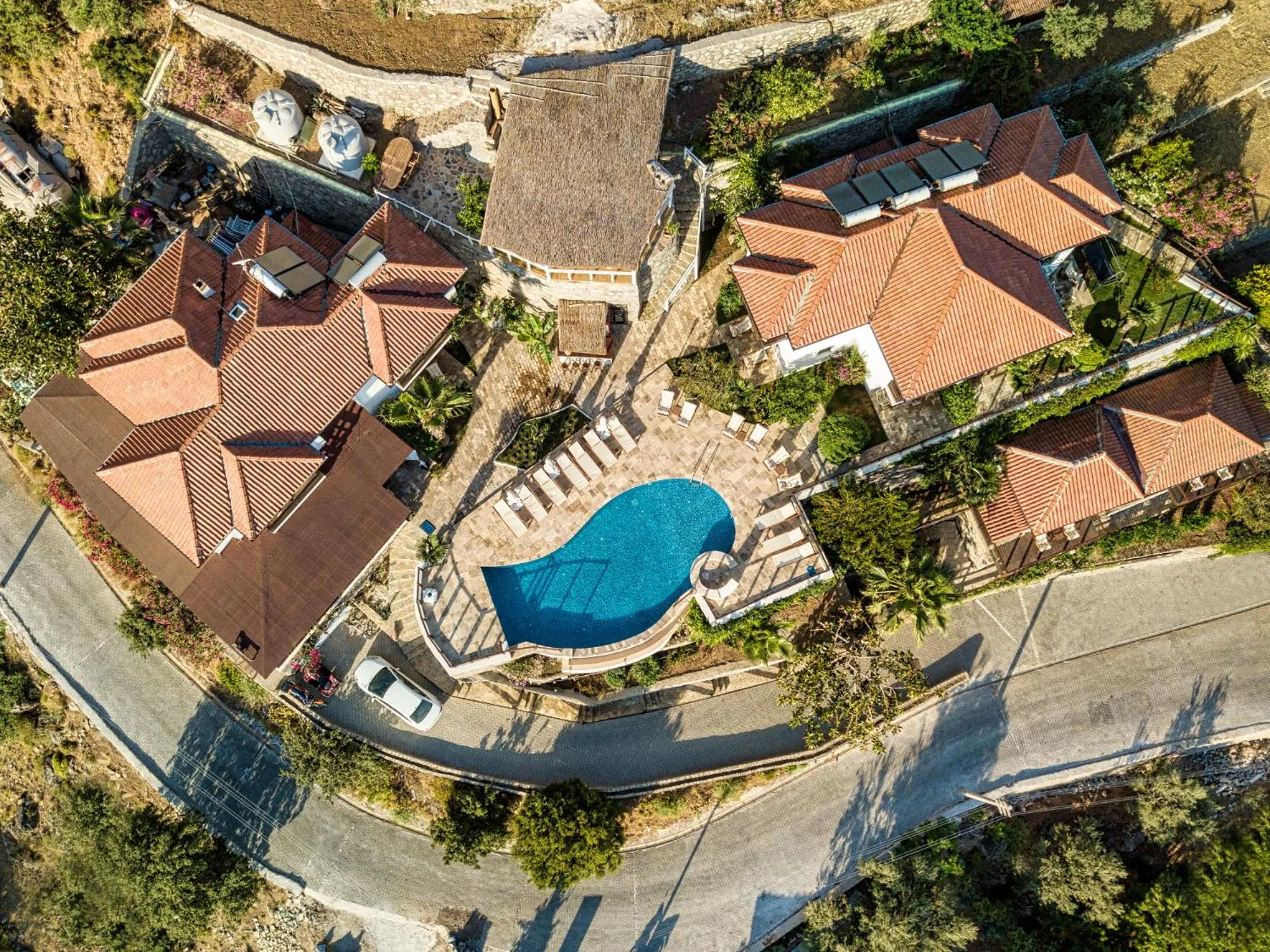 Bird's eye view in Les Terrasses De Selimiye